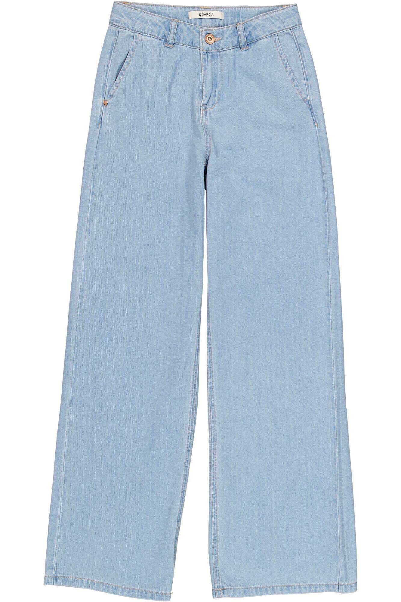 Fit Mädchen Jeans 5-Pocket-Jeans Wide (1-tlg) Garcia