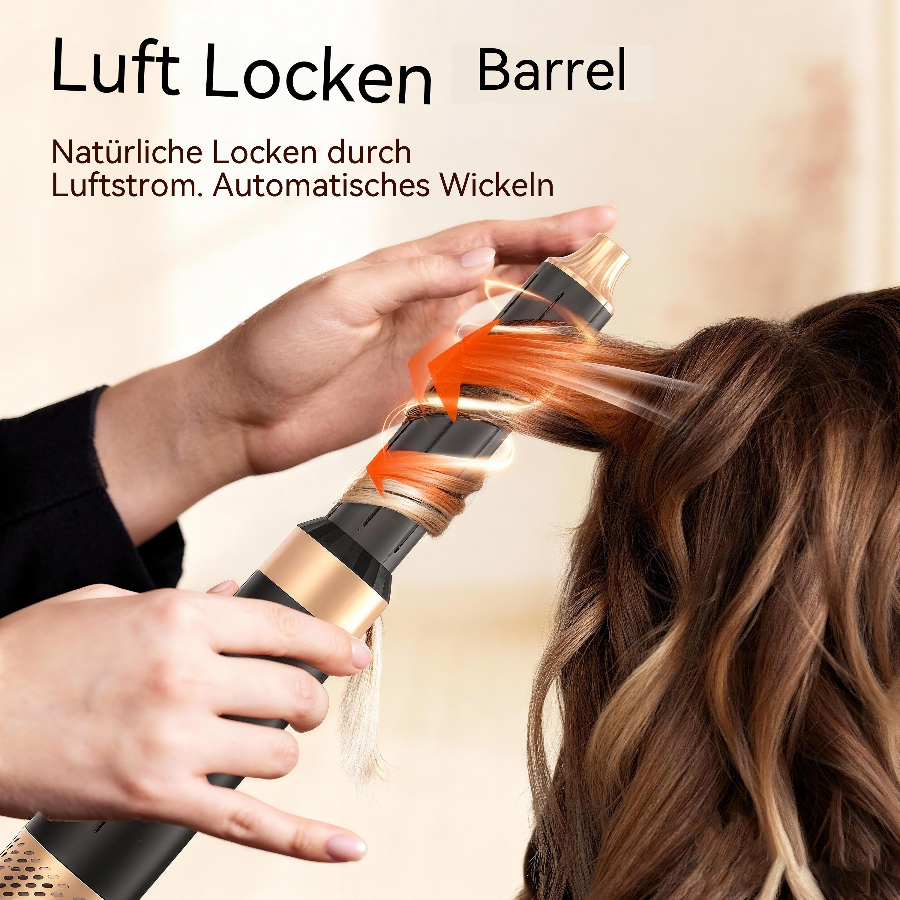 SeeCherish Haartrockner 6-in-1 Hochgeschwindigkeits-Luftstyler, 1600 W, Multifunktions-Haarbürste zum Trocknen, Glätten & Locken – Bild 5 von 5