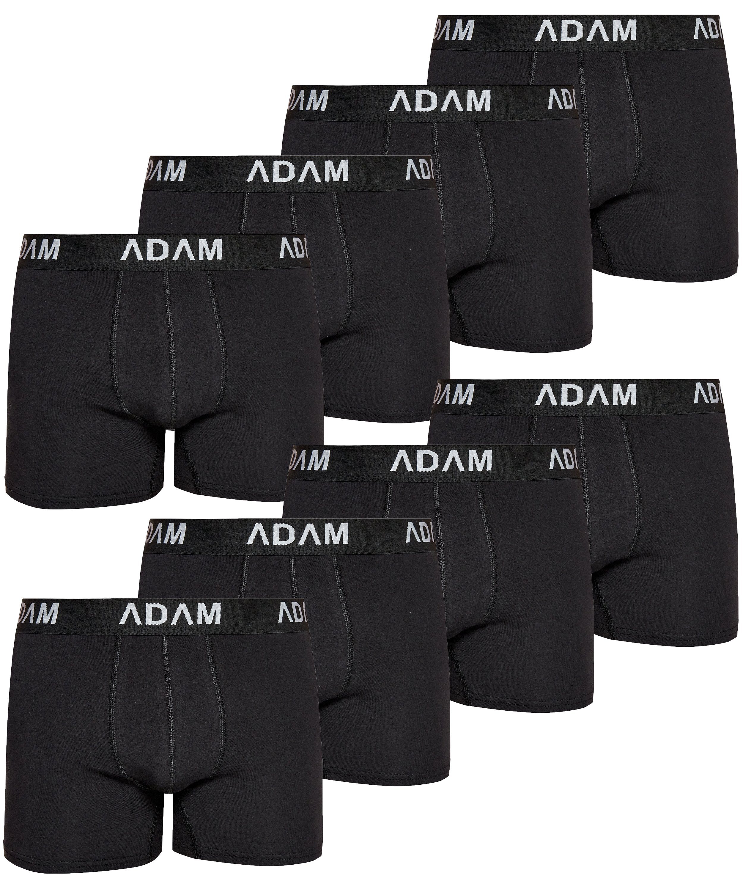 ADAM JEANS Boxershorts Boxer-1 (8-St., 6er Set, 8er Set, 10er Set, 12er Set) Boxershorts Herren Boxer Shorts Männer Unterhosen Trunks Underwear 8er Set Box-A