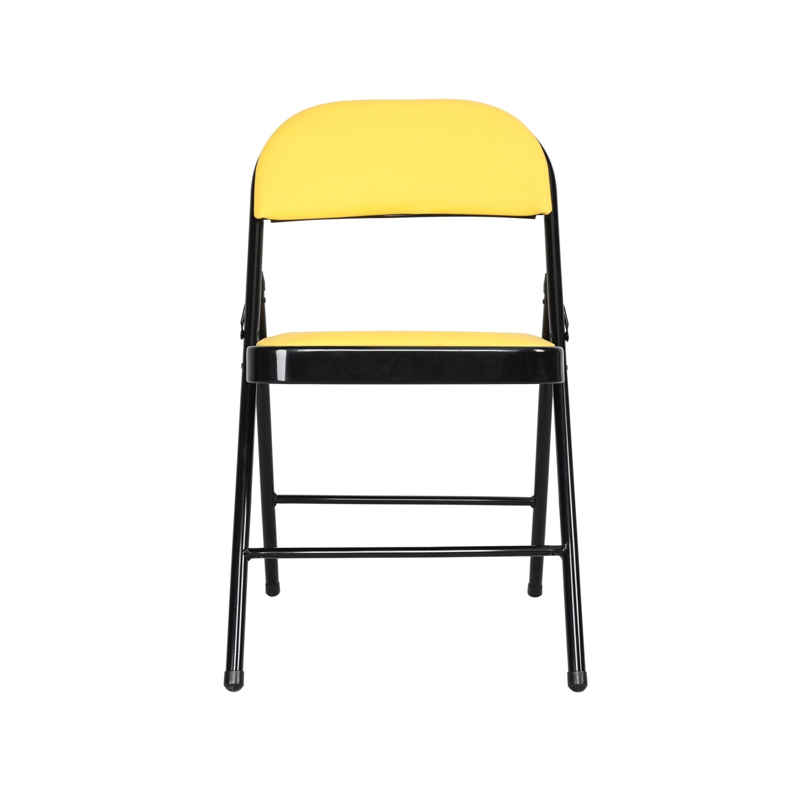 HTI-Living Klappstuhl Klappstuhl Wedigo Kunstleder Gelb-Schwarz (Stück, 1 S günstig online kaufen