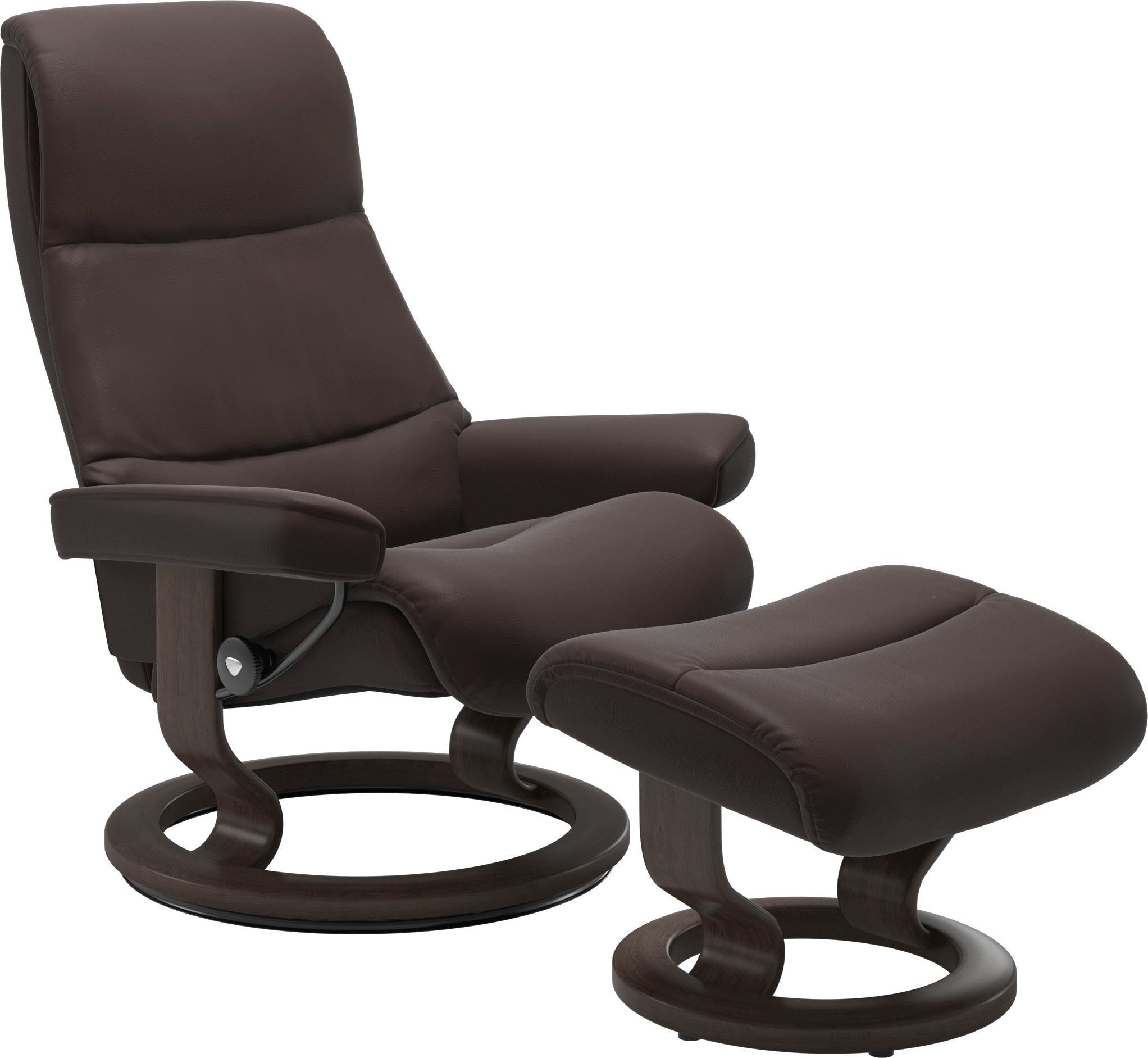 Wenge Größe L,Gestell Base, View, mit Classic Relaxsessel Stressless®