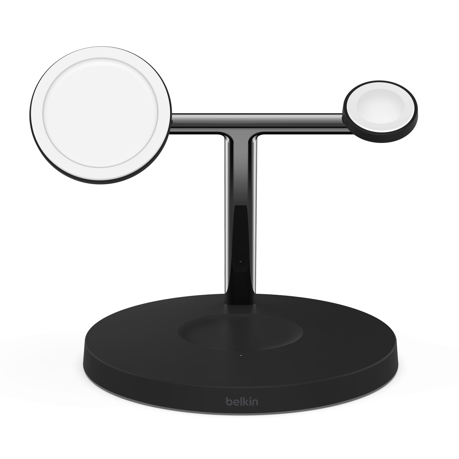 Belkin Belkin drahtloses 3-in-1 MagSafe Ladegerät Wireless Charger (inkl. Netzteil kompatibel für iPhone der Serie 15/14/13/12, für iPhone, Apple Watch und AirPods, Wireless Ladestation/Ladeständer)