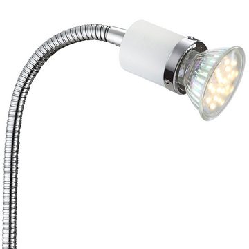 etc-shop Klemmleuchte, Leuchtmittel inklusive, Warmweiß, LED Klemmlampe LED Schwanenhals Tischlampe