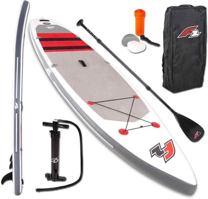 F2 Inflatable SUP-Board Union, (Set, 5 tlg., mit Paddel, Pumpe und Transportrucksack)