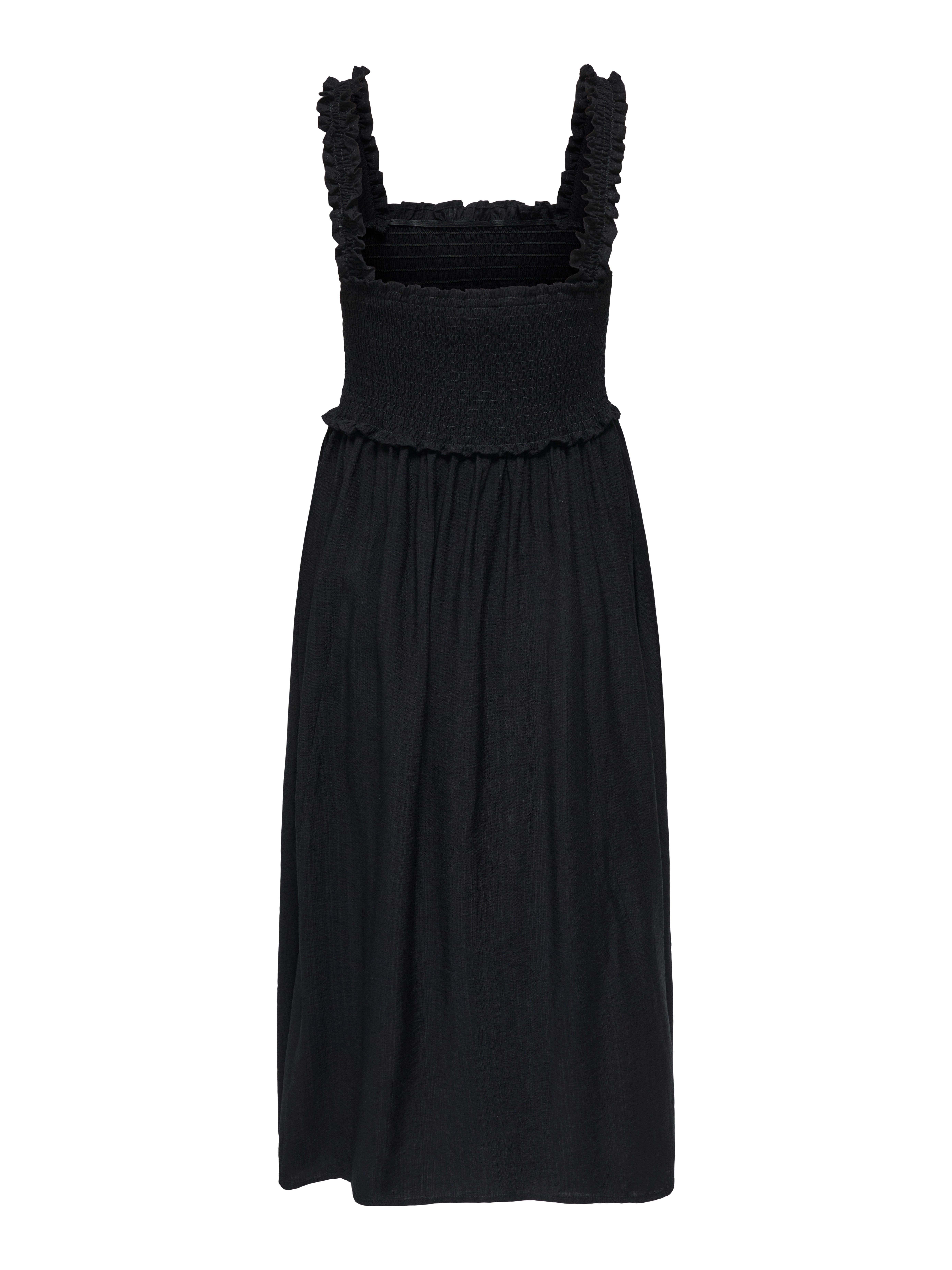 ONLY Druckkleid ONLLUMIRA S/L LONG SMOCK DRESS WVN EX Viskosemischung, regular fit