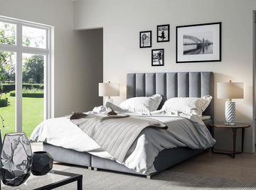 Best for Home Boxspringbett mit Bettkasten Trinity K-10 Bonellfederkern inkl. Topper, mit Lieferung