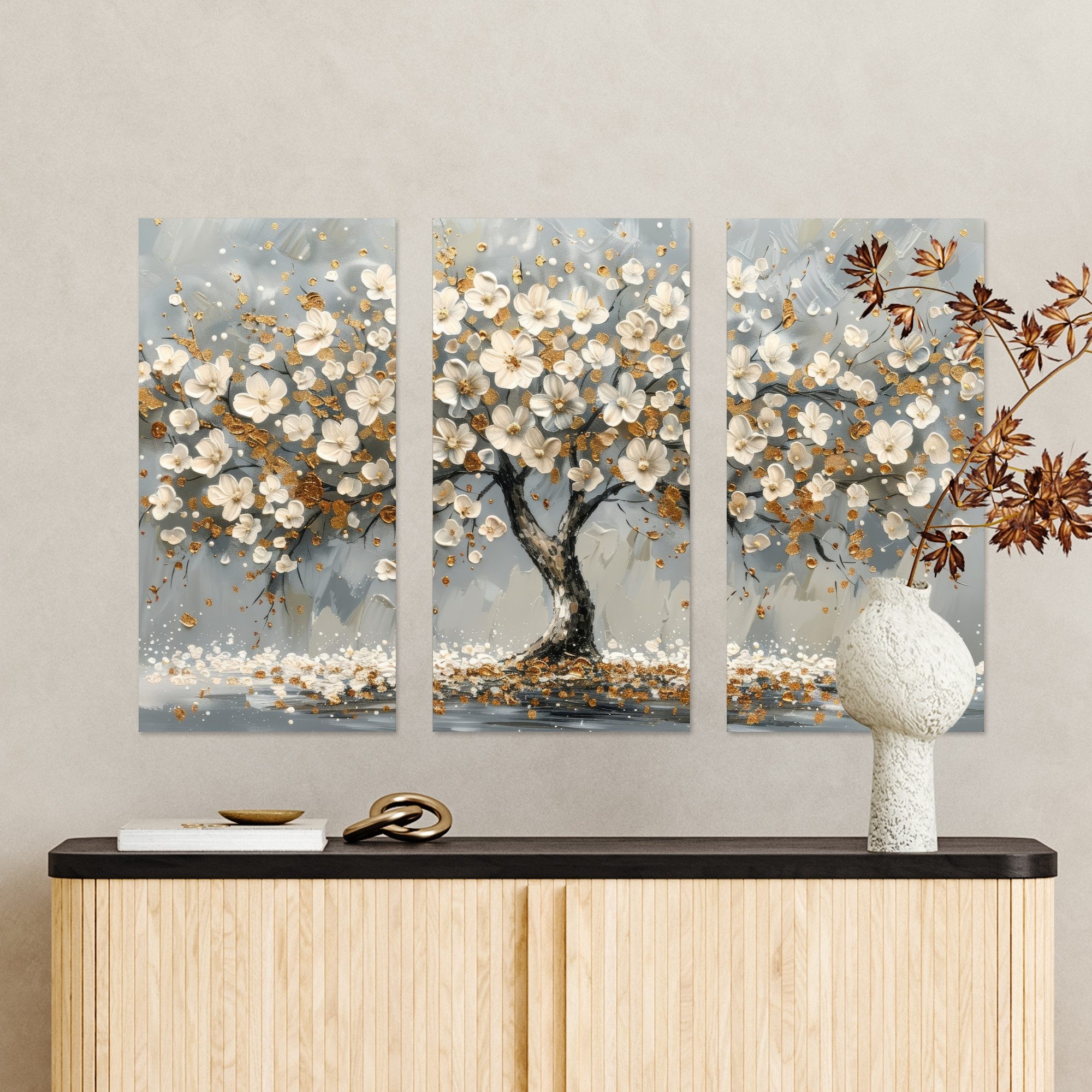 MuchoWow Leinwandbild Baum - Abstrakt - günstig online kaufen