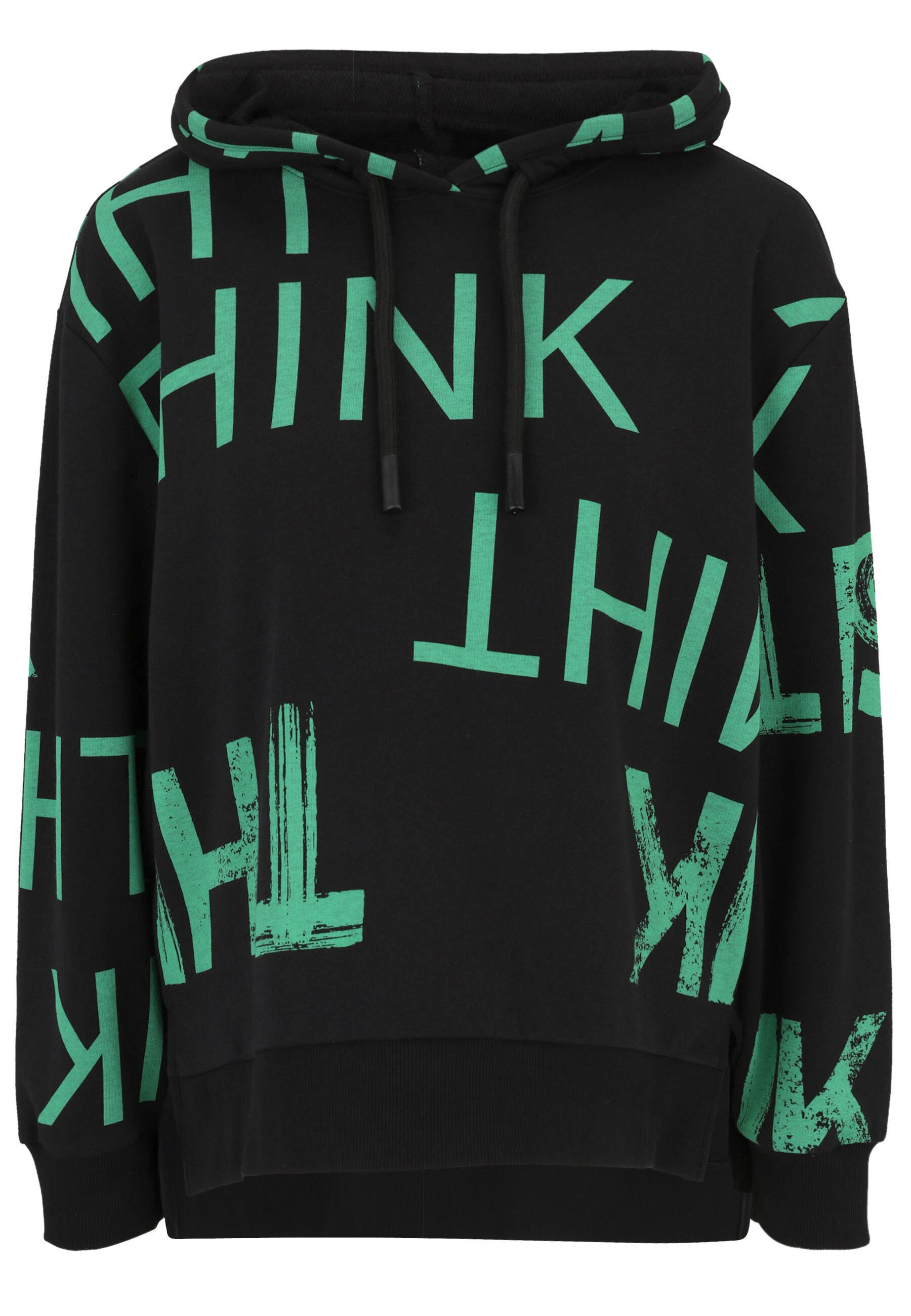 Doris Streich Kapuzenpullover mit Buchstaben-Print