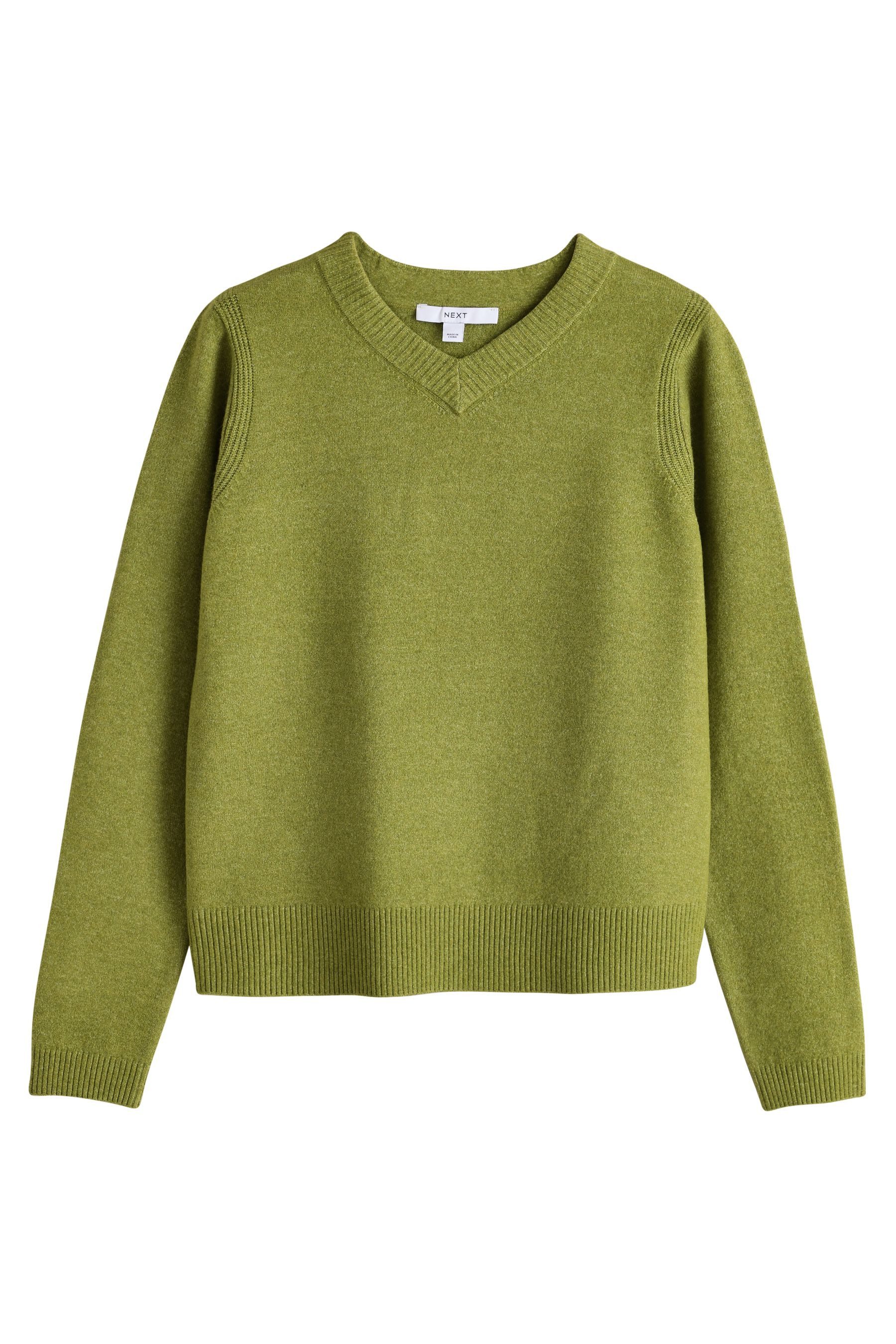 Next V-Ausschnitt-Pullover Langärmeliger, weicher Pullover mit V-Ausschnitt (1-tlg)