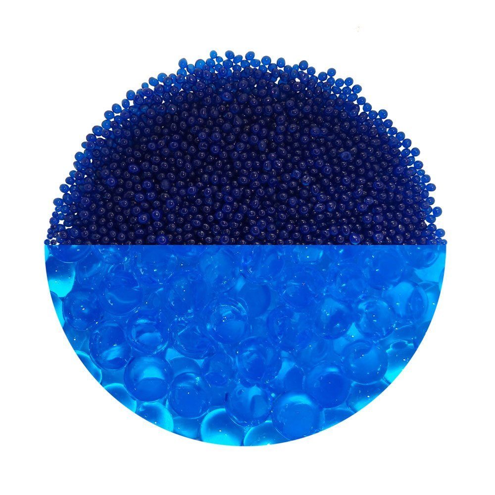 trendfinding Deko-Granulate 100 g Hydroperlen Deko Granulat, (3,5-4 mm, Blau)