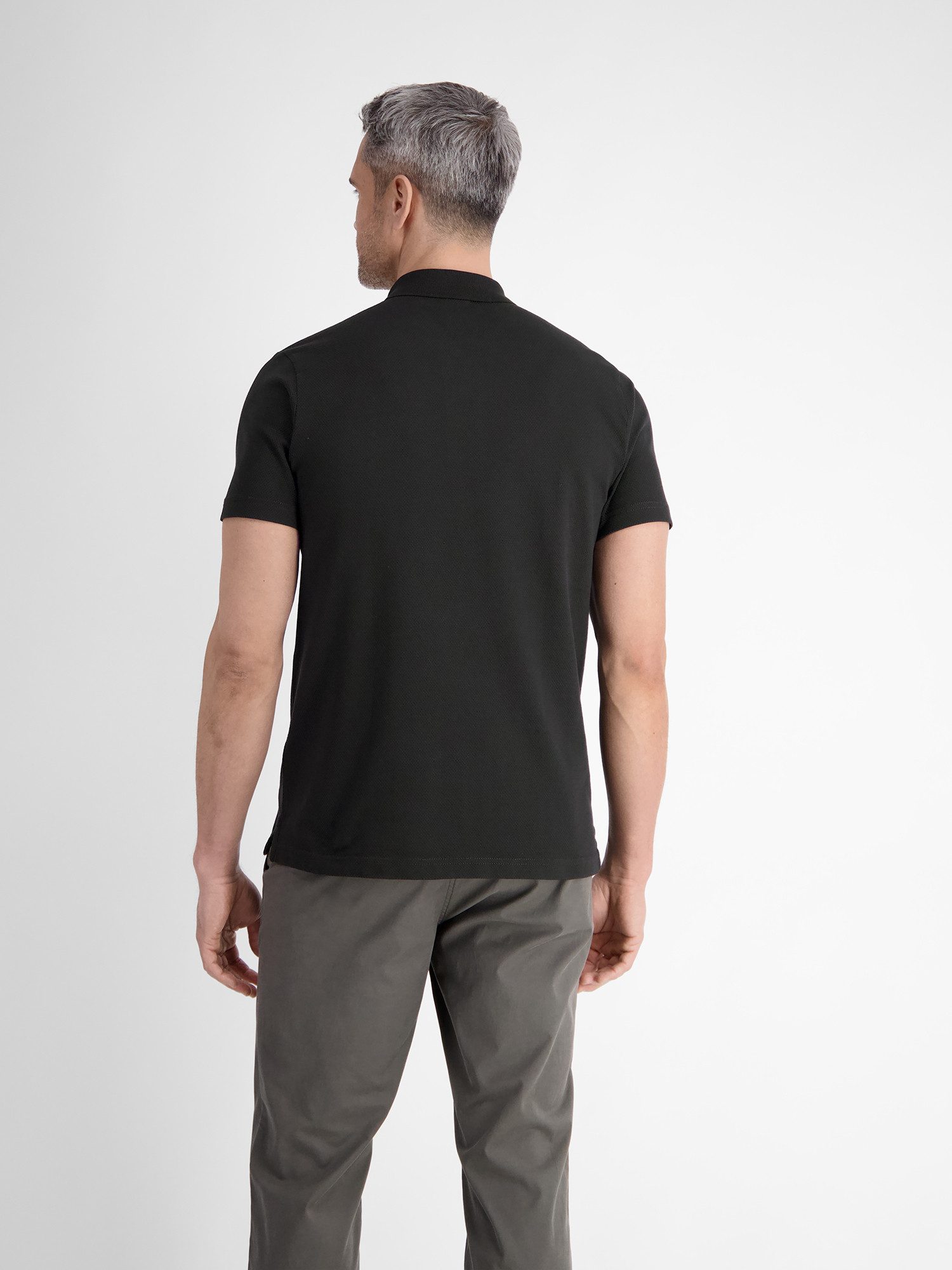 LERROS Poloshirt Poloshirt mit Waffelstruktur aus 100 % Baumwolle günstig online kaufen