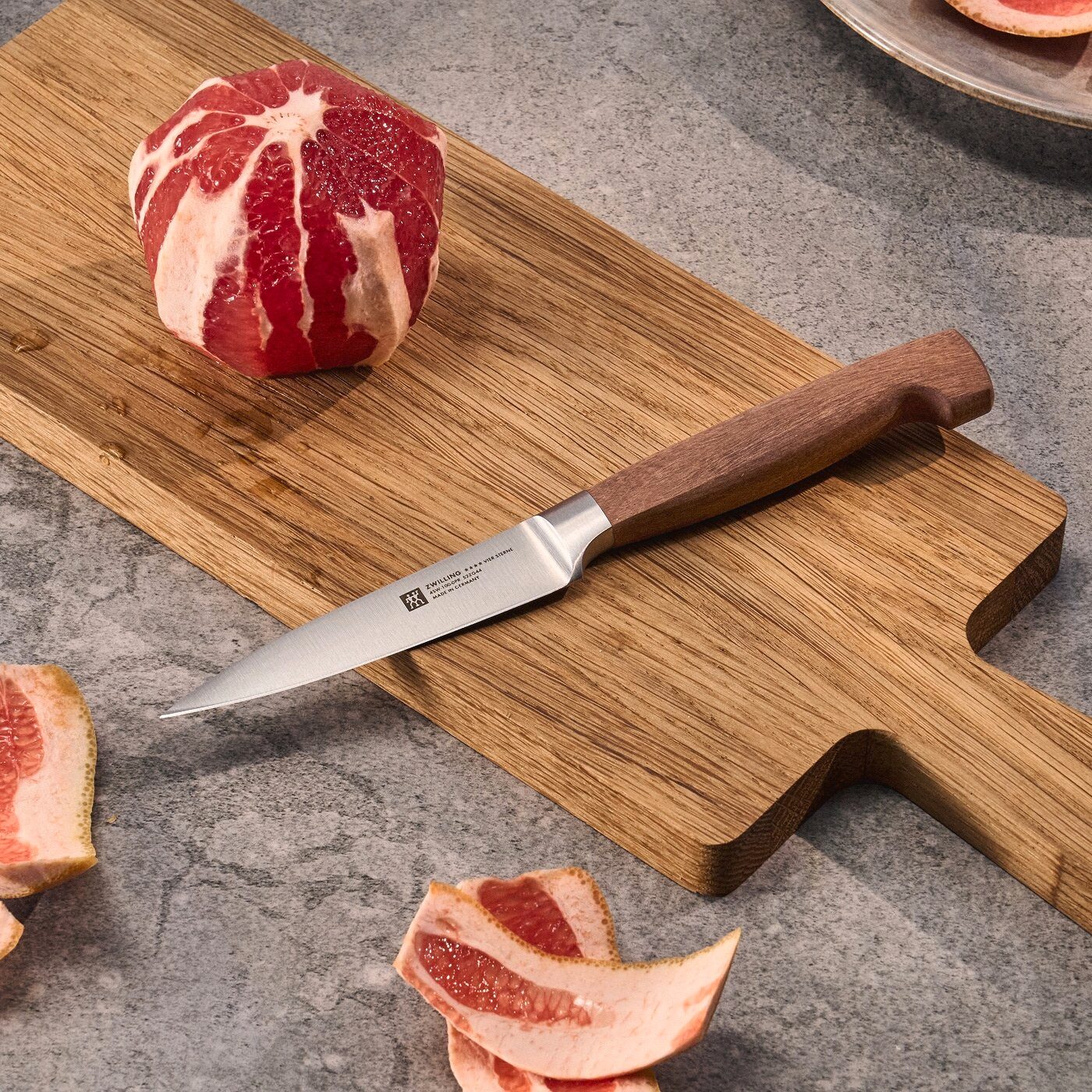 Zwilling Brotmesser **** VIER STERNE Wood, Made in Germany, Eigehärtete Klinge, FSC-Zertifizitiertes Holz