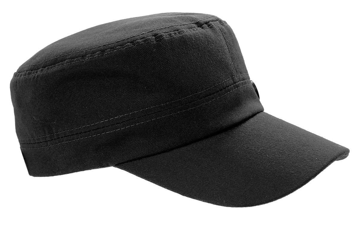 dy_mode Army Cap Army Cap Unifarbe Schirmmütze Herren Mütze Damen Kappe mit peppigen Holzknöpfen