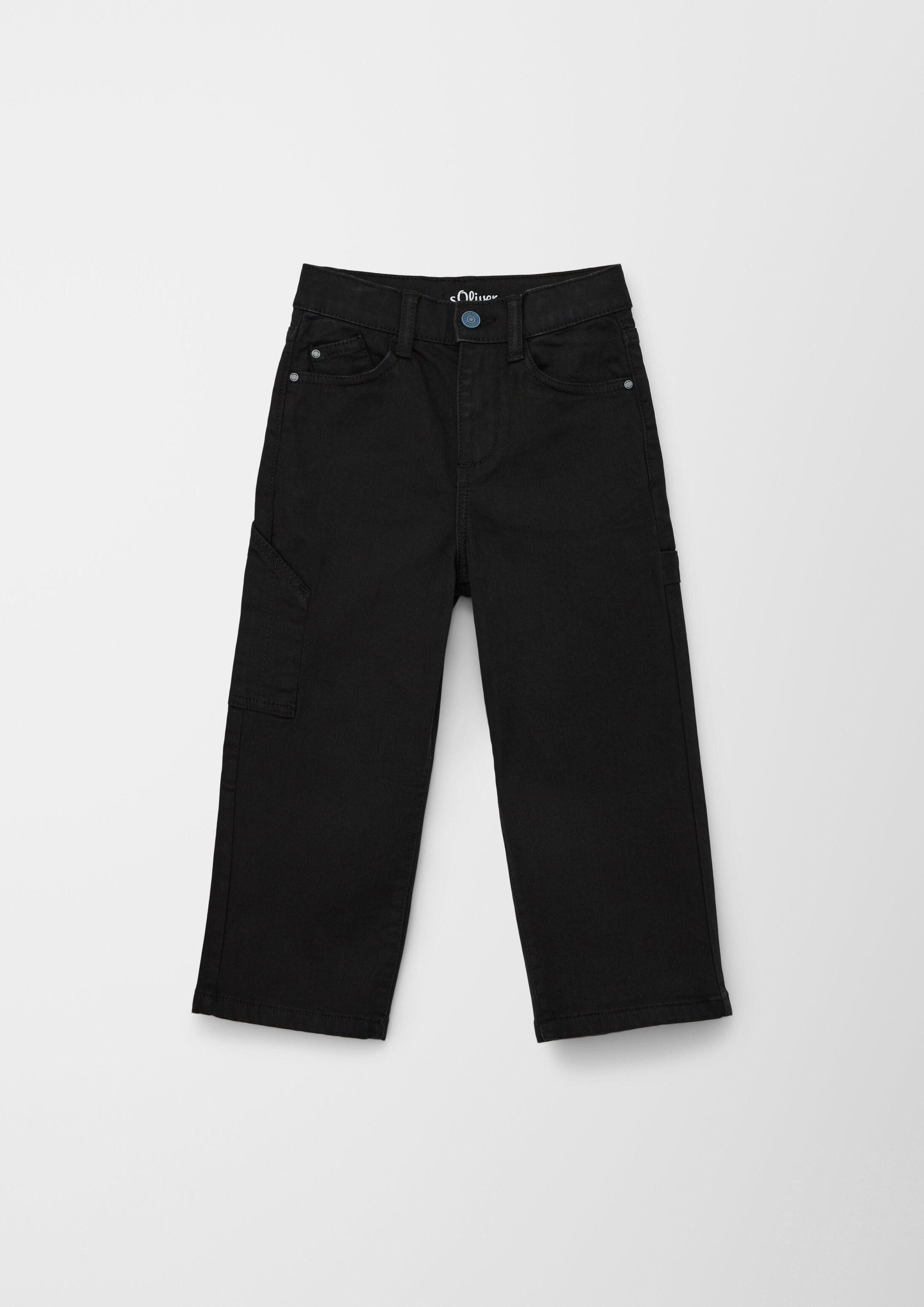s.Oliver Weite Jeans Jeans-Hose Relaxed: Jeans im Used-Look