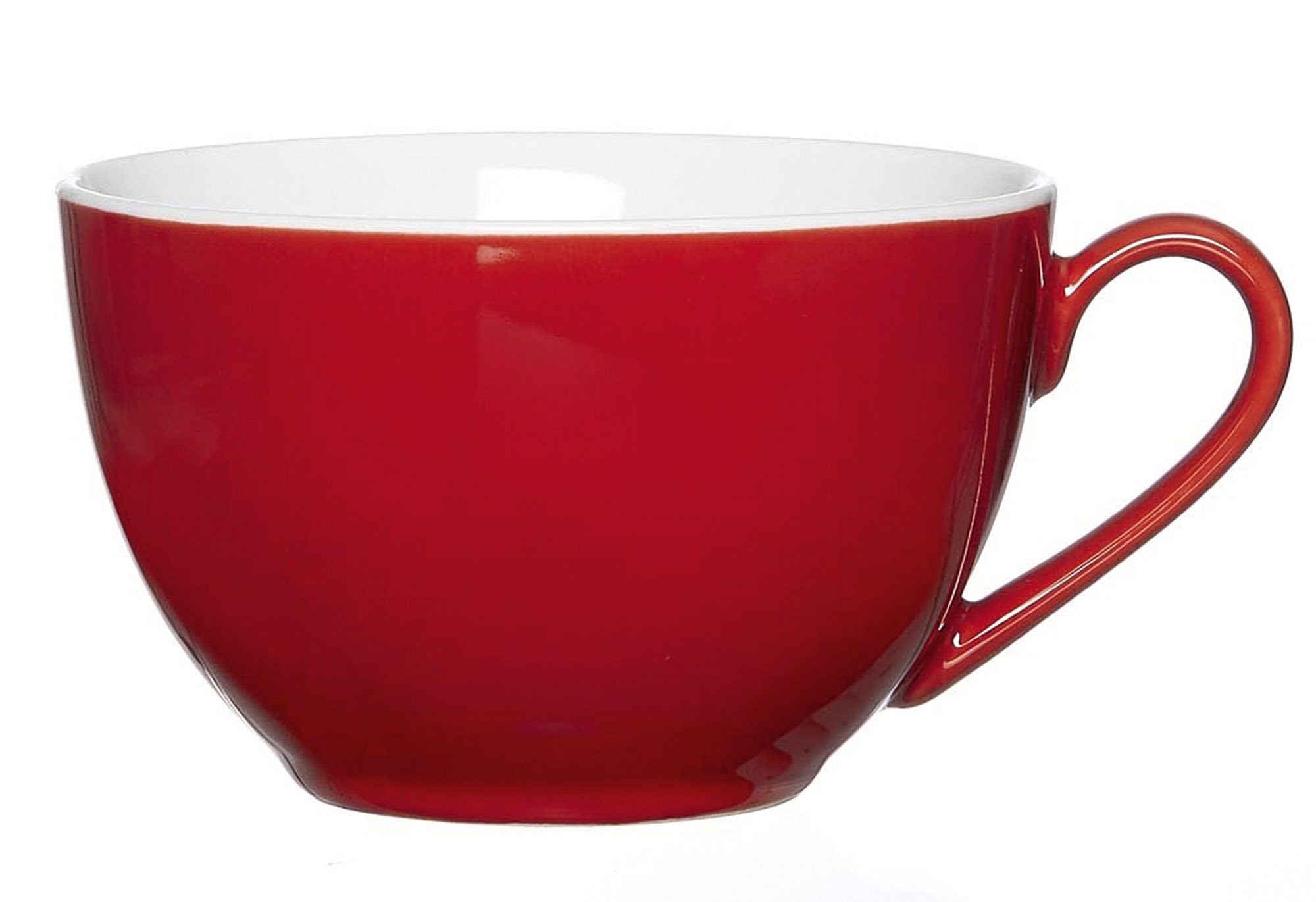 Ritzenhoff & Breker Tasse Doppio Kaffee-Obertasse 200 ml Porzellan rot, Porzellan