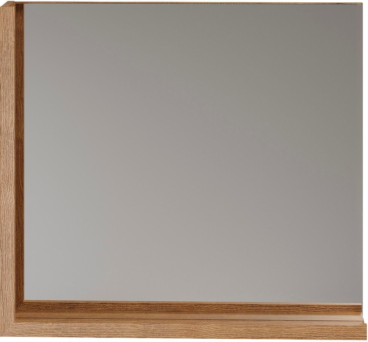 cm ca.: Ablagefläche Spiegel und Premont in (1-St), Rahmen INOSIGN 80/72 B/H Holzoptik,