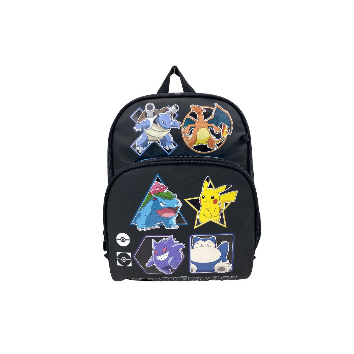 POKÉMON Kinderrucksack Geo 30 cm Kindergartenrucksack mit 2 Fächern Flaschenfach