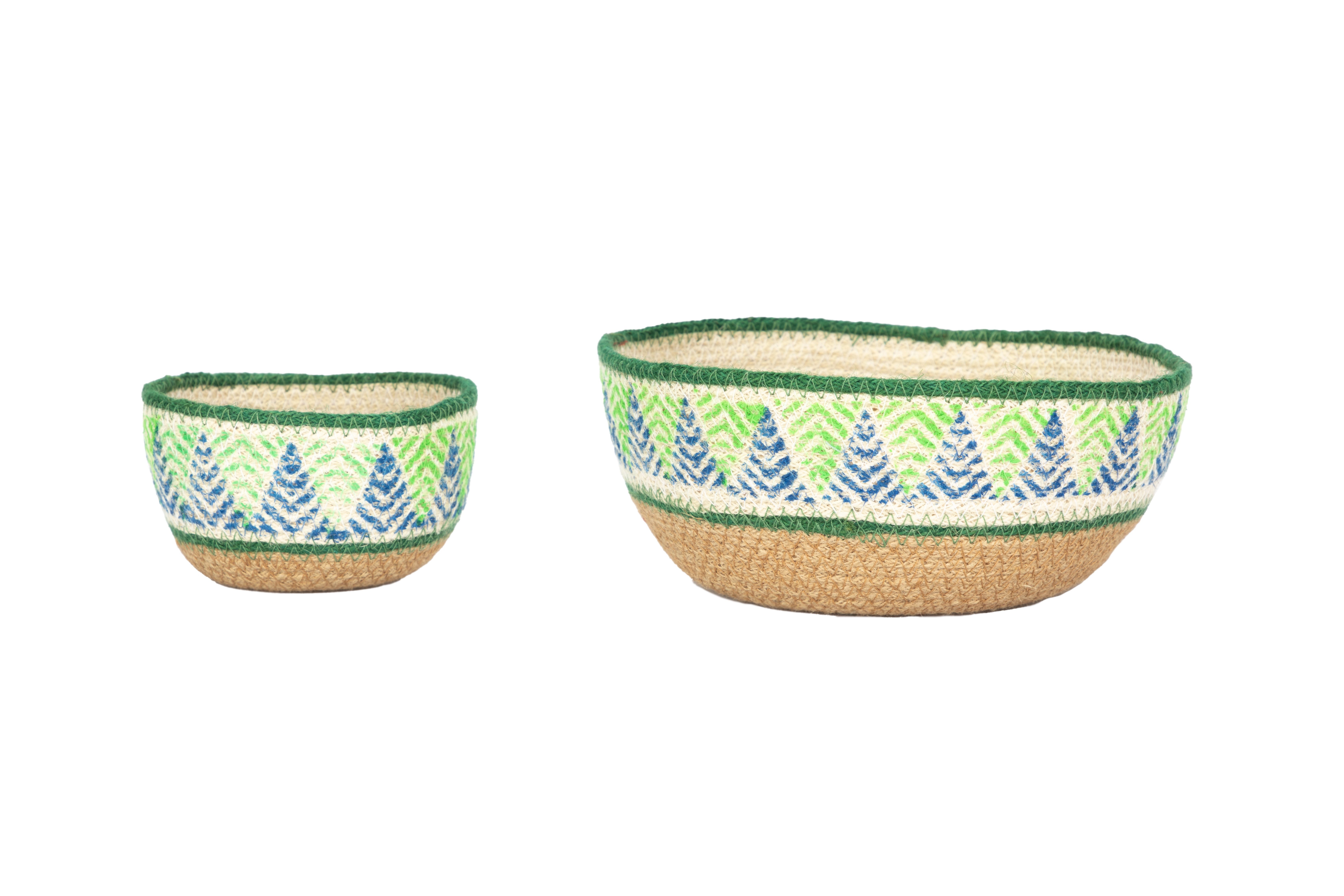 El Puente Osterfigur Osterkörbe "Mai", 2er-Set, Handmade (2), Fair Trade