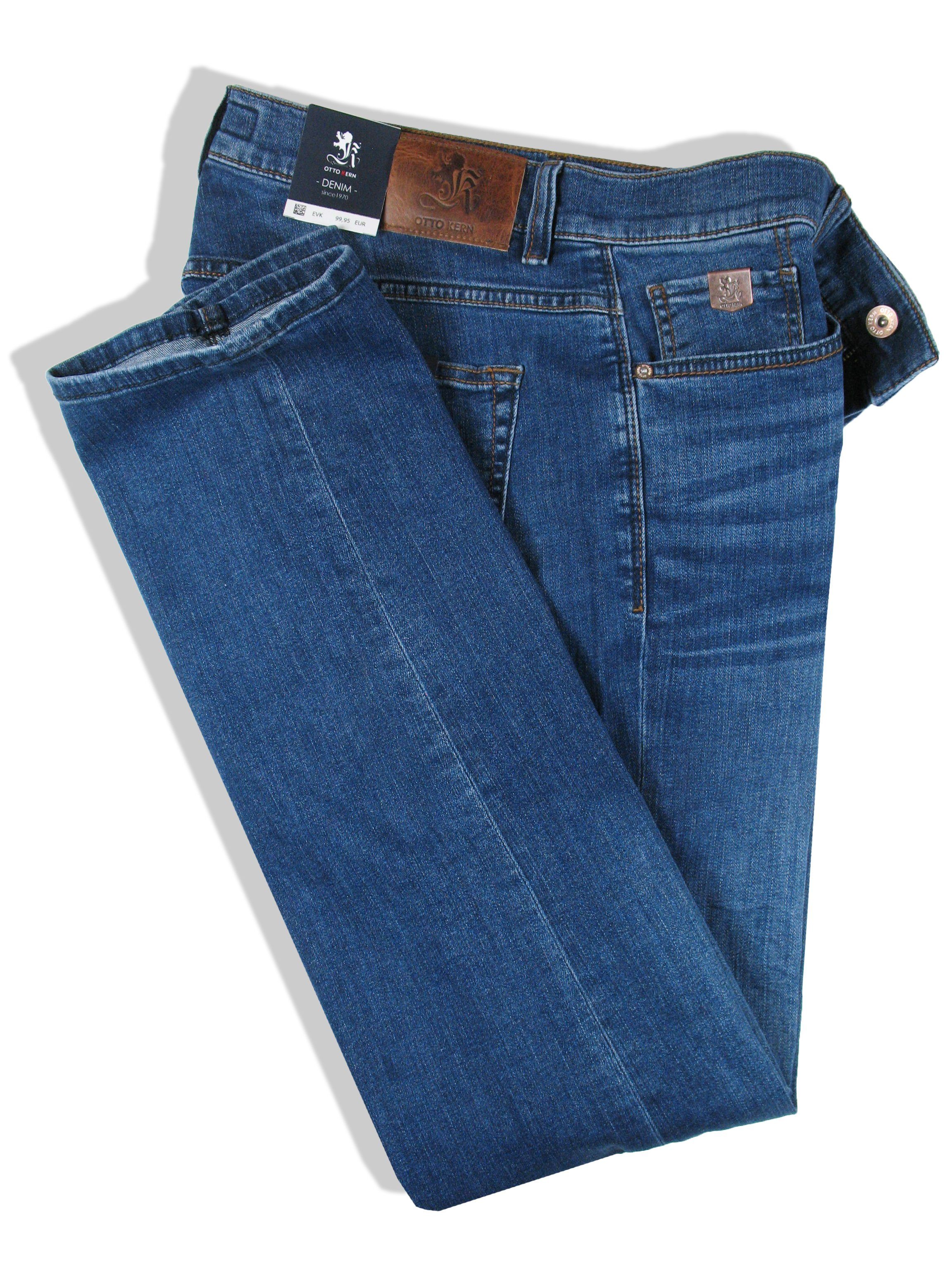 Otto Kern Ocean Blue Denim Kern Pure John Flex 5-Pocket-Jeans