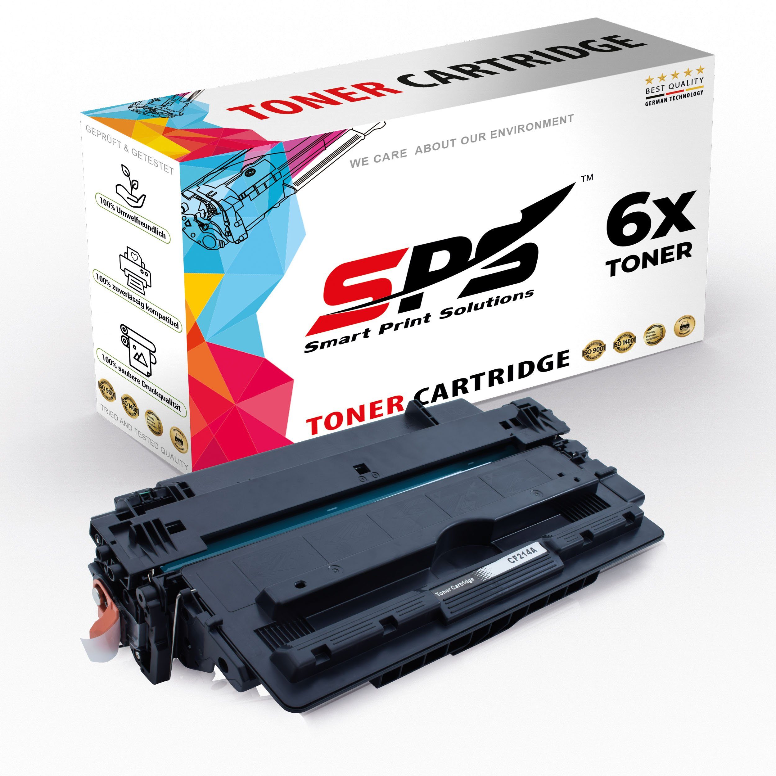 SPS Tonerkartusche Kompatibel für HP Laserjet Managed MFP M725ZM 14A, (6er Pack)