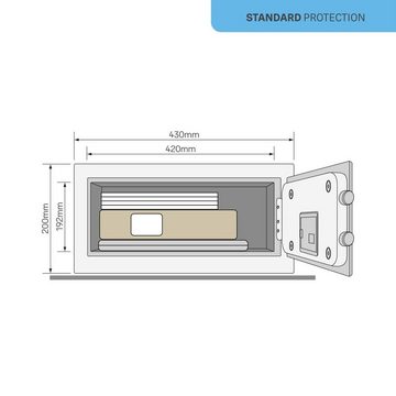 Yale Tresor Value Safe Möbeltresor Laptop