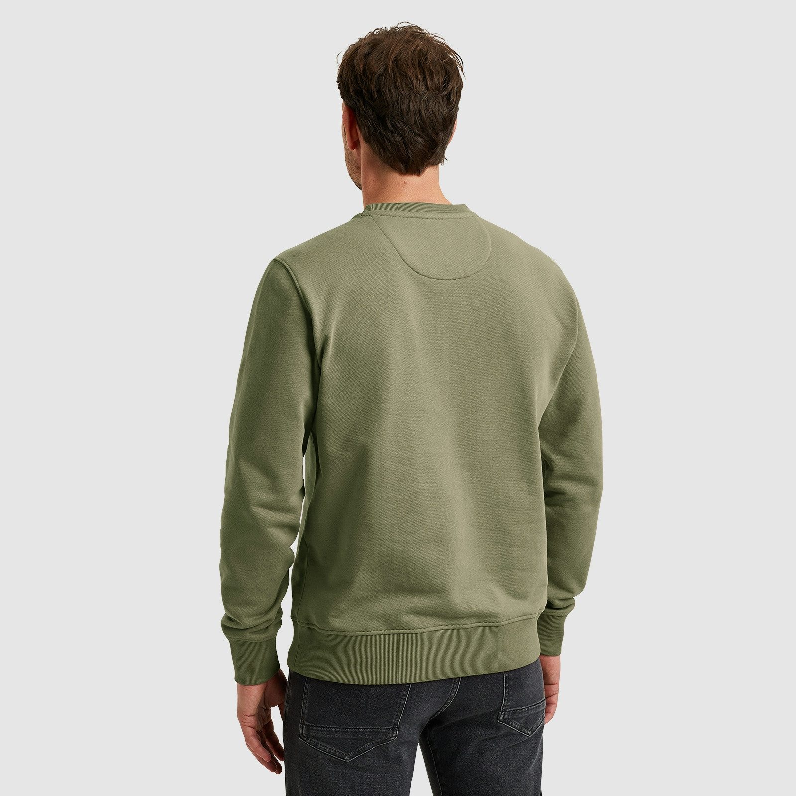 PME LEGEND Sweatshirt Crewneck soft terry with logo mit Logo Print