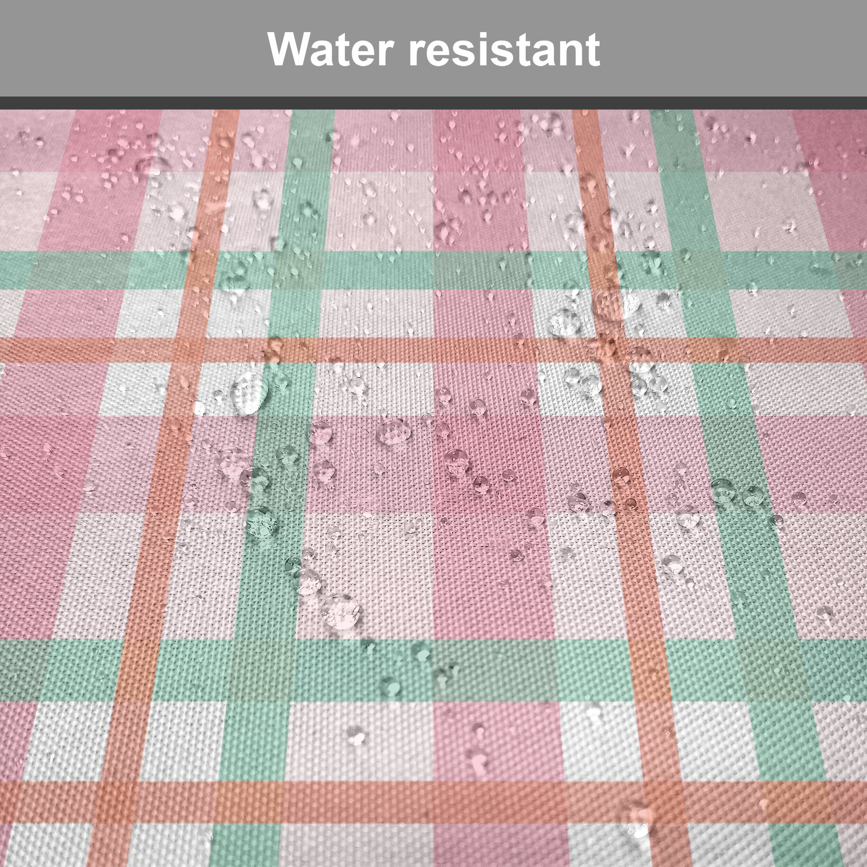 Dekoratives für Kissen Checkered Pastellfarbe wasserfestes Abakuhaus Stuhlkissen Abstrakt mit Küchensitze, Riemen