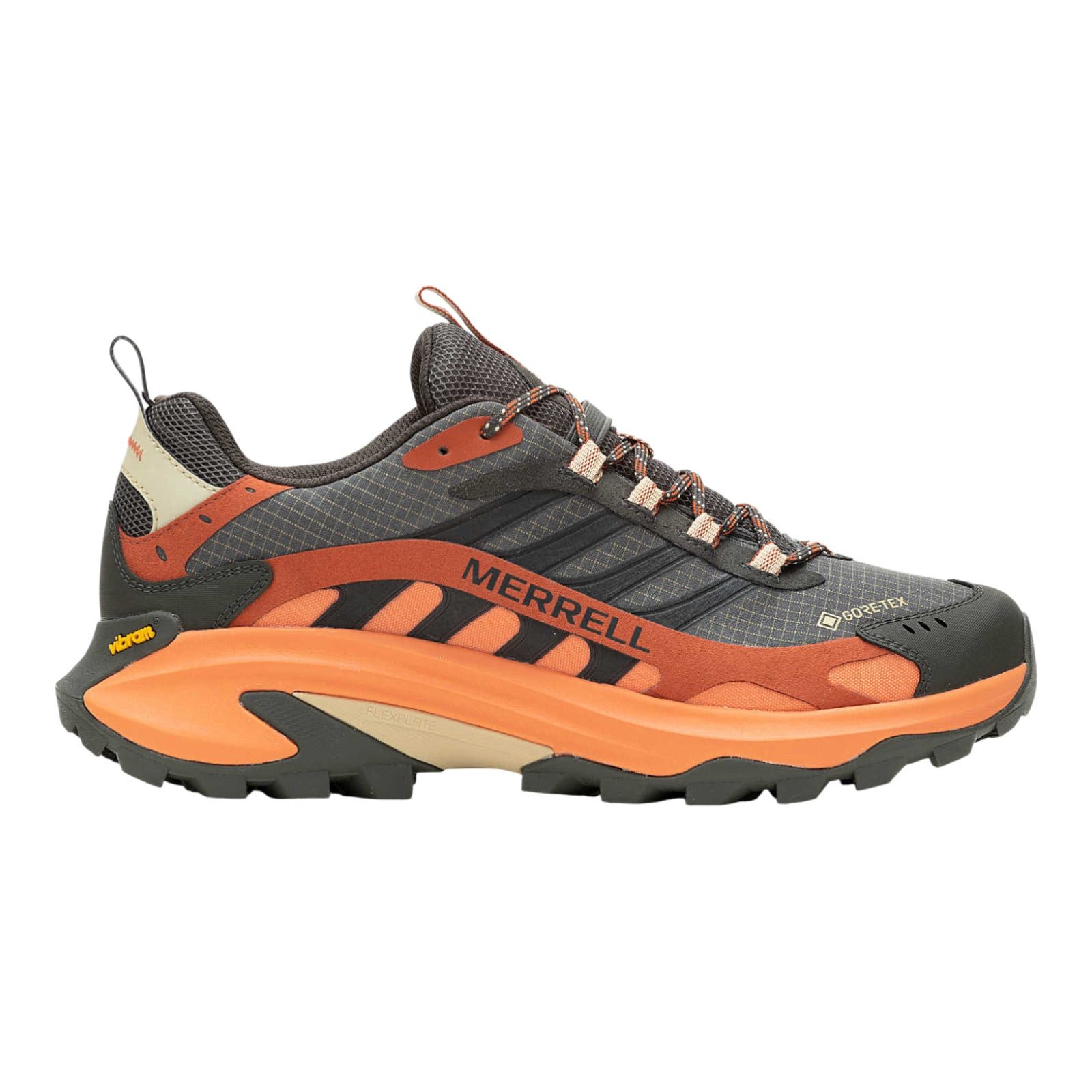 Merrell Moab Speed 2 GTX (Trail, wasserdicht) grau/orange Herren Wanderschuh