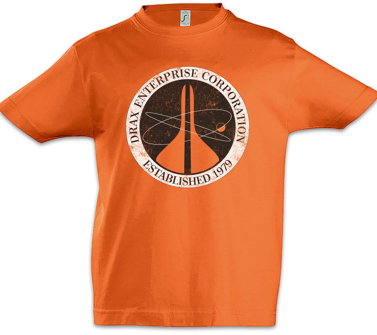Print-Shirt Drax Enterprise Corporation II Kinder T-Shirt 1979 James Fleming Bond