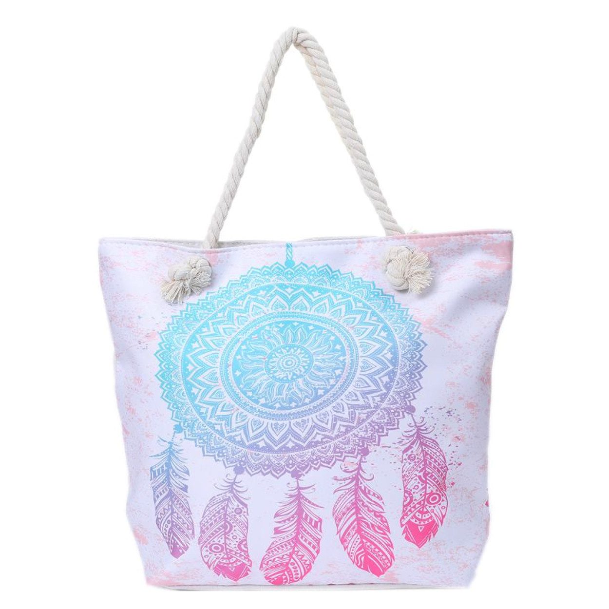 KARMA Strandtasche Strandtasche Damen groß weiß günstig online kaufen