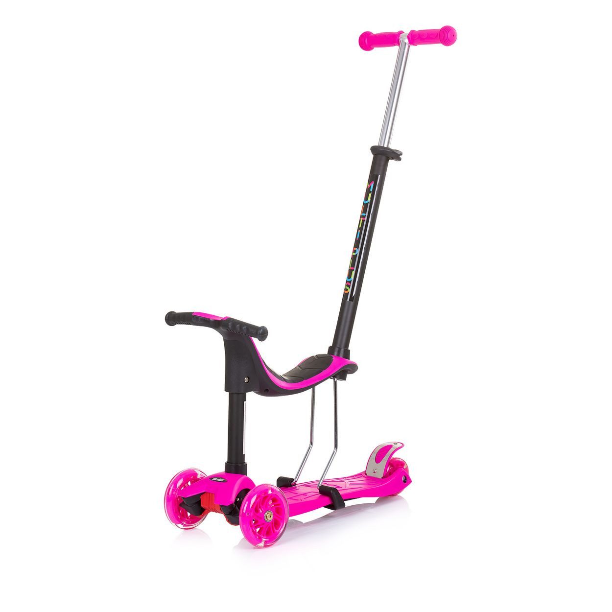 Chipolino Cityroller Kinderroller 3 in 1 Multi Plus, 3 Räder, Laufrad, Roller, LED-Lichter