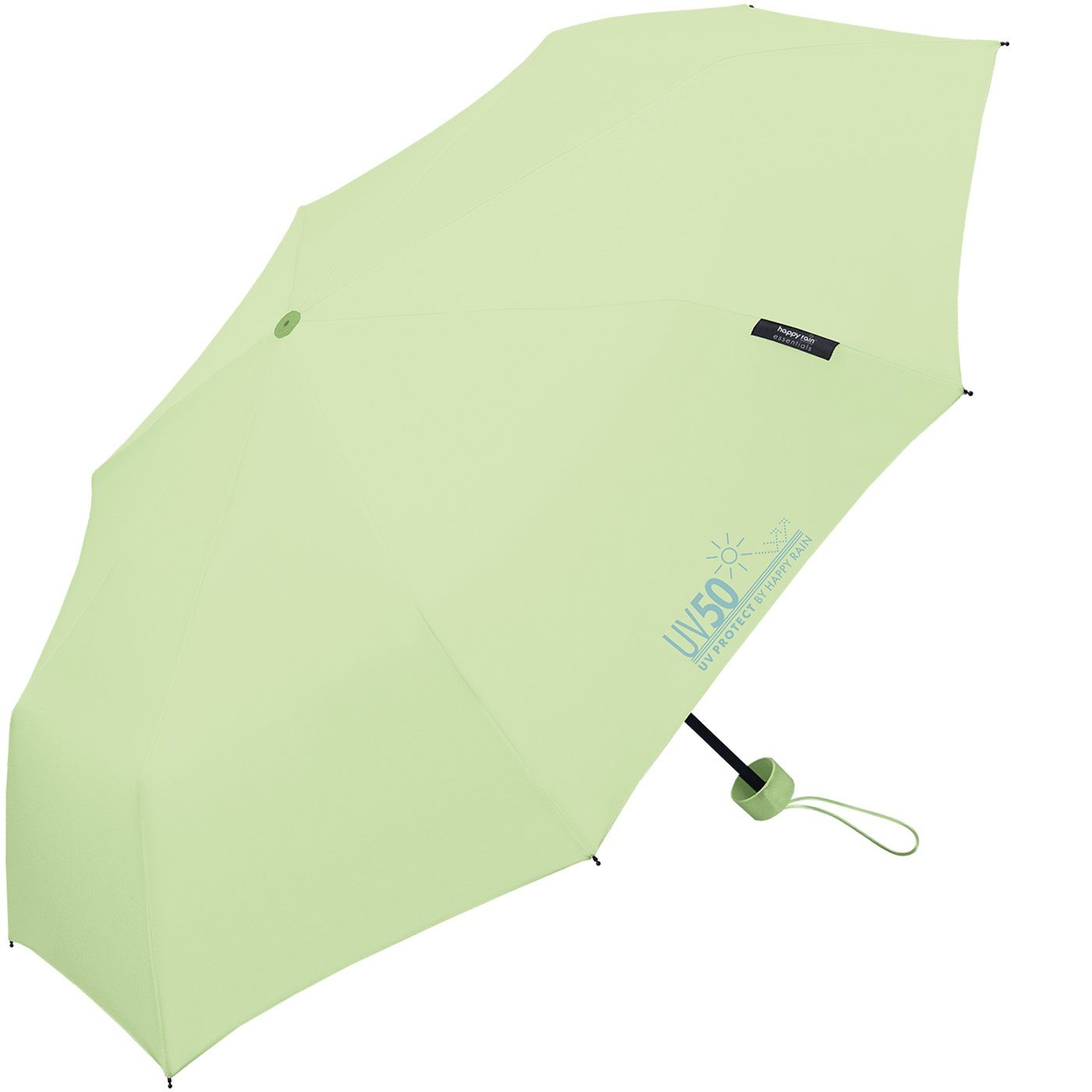 Super-Mini-Schirm grün Sonne Taschenregenschirm Sonnenschutz, mit UV-Protect und vor Regen RAIN UV50 HAPPY schützt