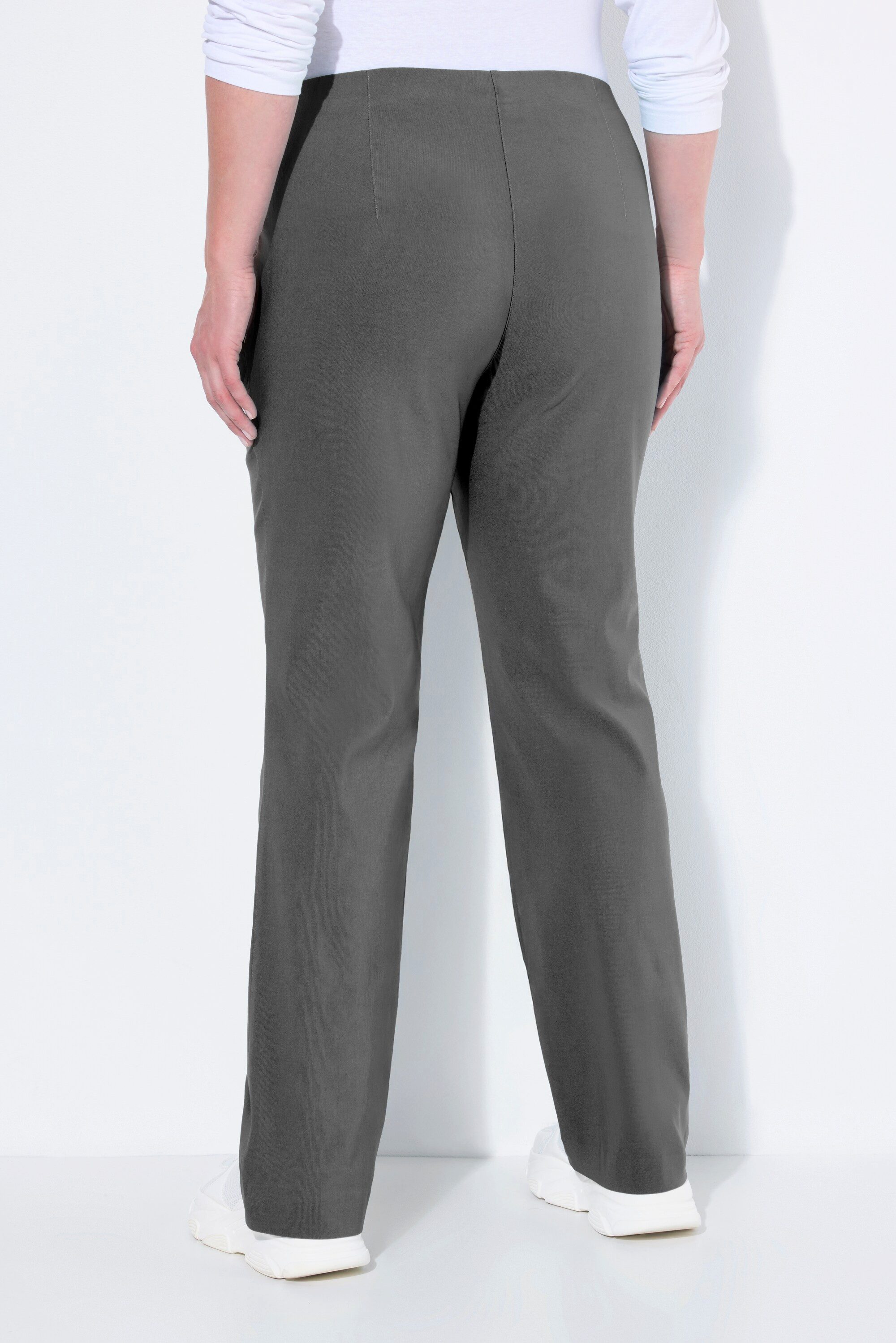 Ulla Popken Schlupfhose Thermo-Bengalinhose Slim Fit warm Elastikbund