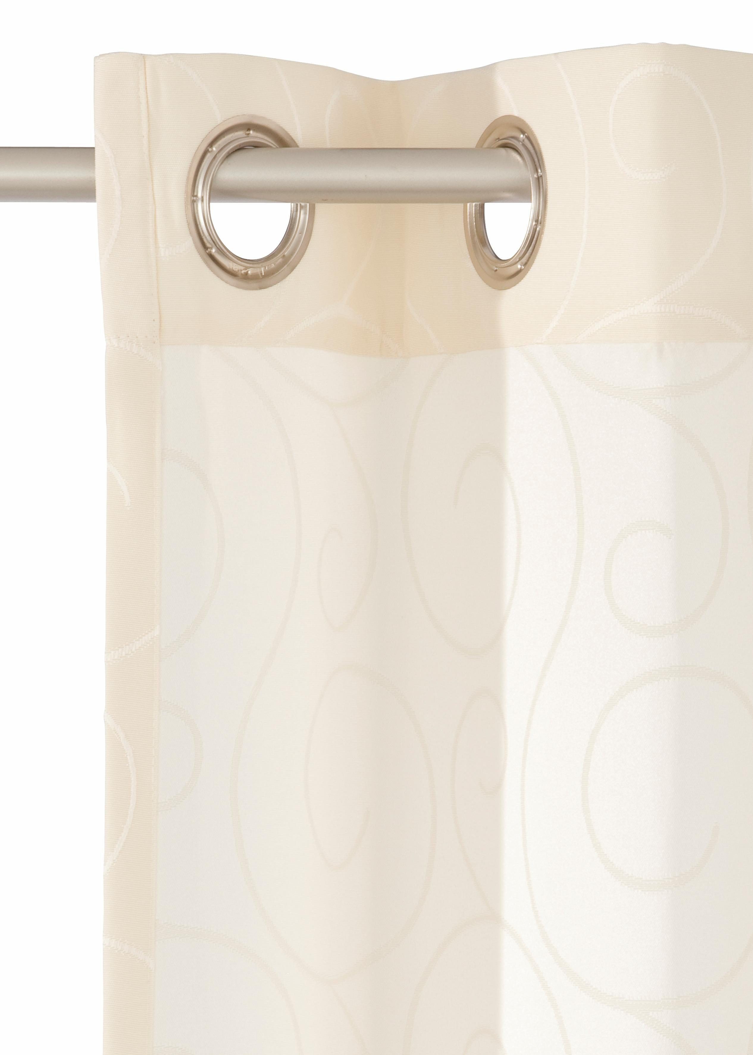 Wirth Vorhang NEUFAHRN (1 St), Ösen, blickdicht, Jacquard