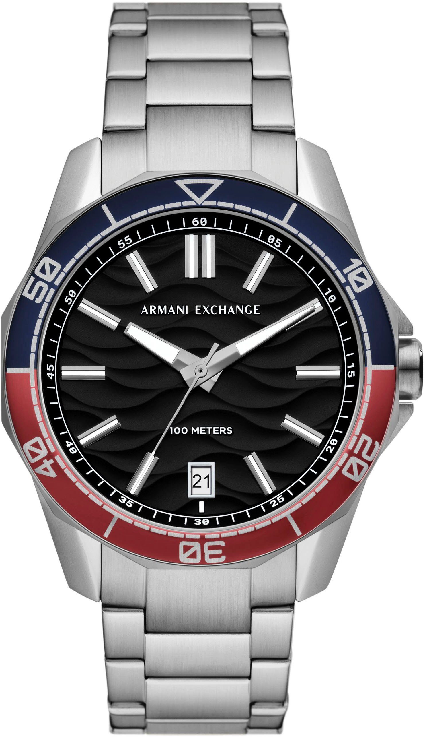 ARMANI EXCHANGE Quarzuhr AX1955, Armbanduhr, Herrenuhr, bis 10 bar wasserdi günstig online kaufen