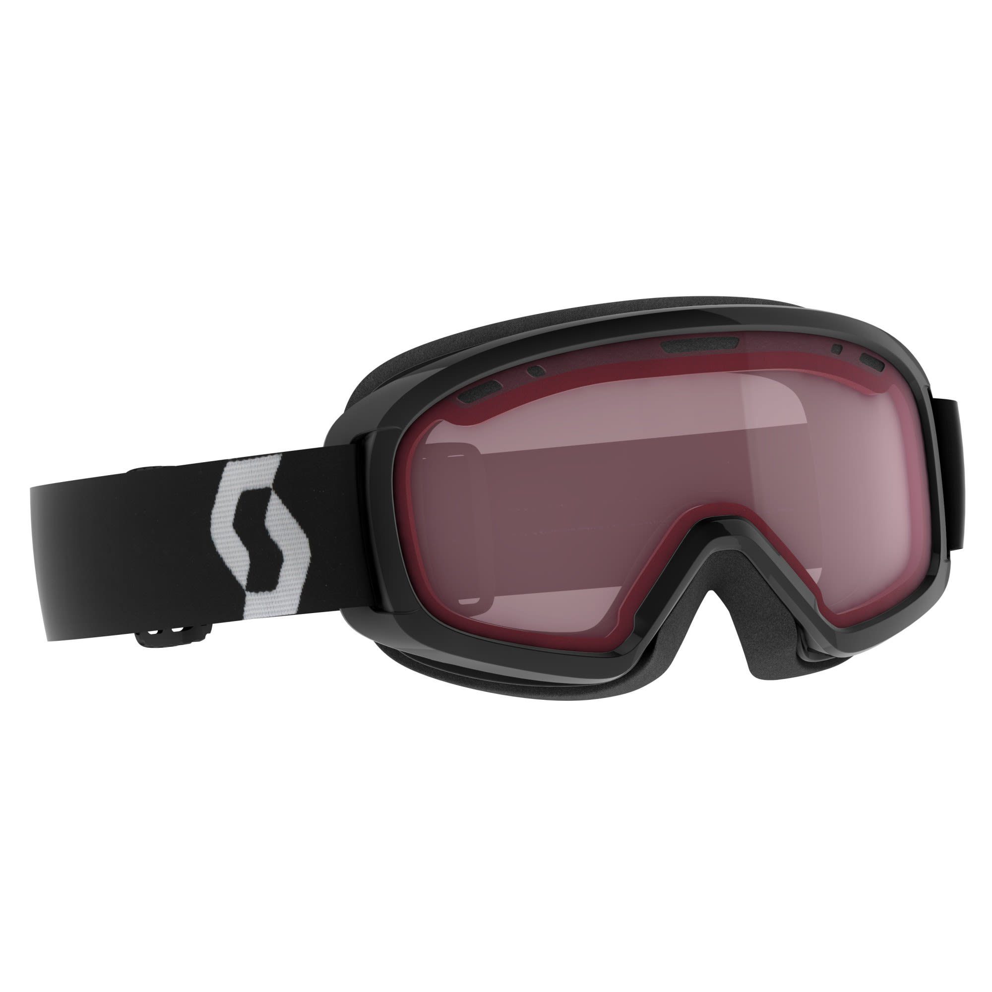 Witty Mineral Goggle Scott Kinder - Black White Junior Accessoires Skibrille Enhancer Scott -
