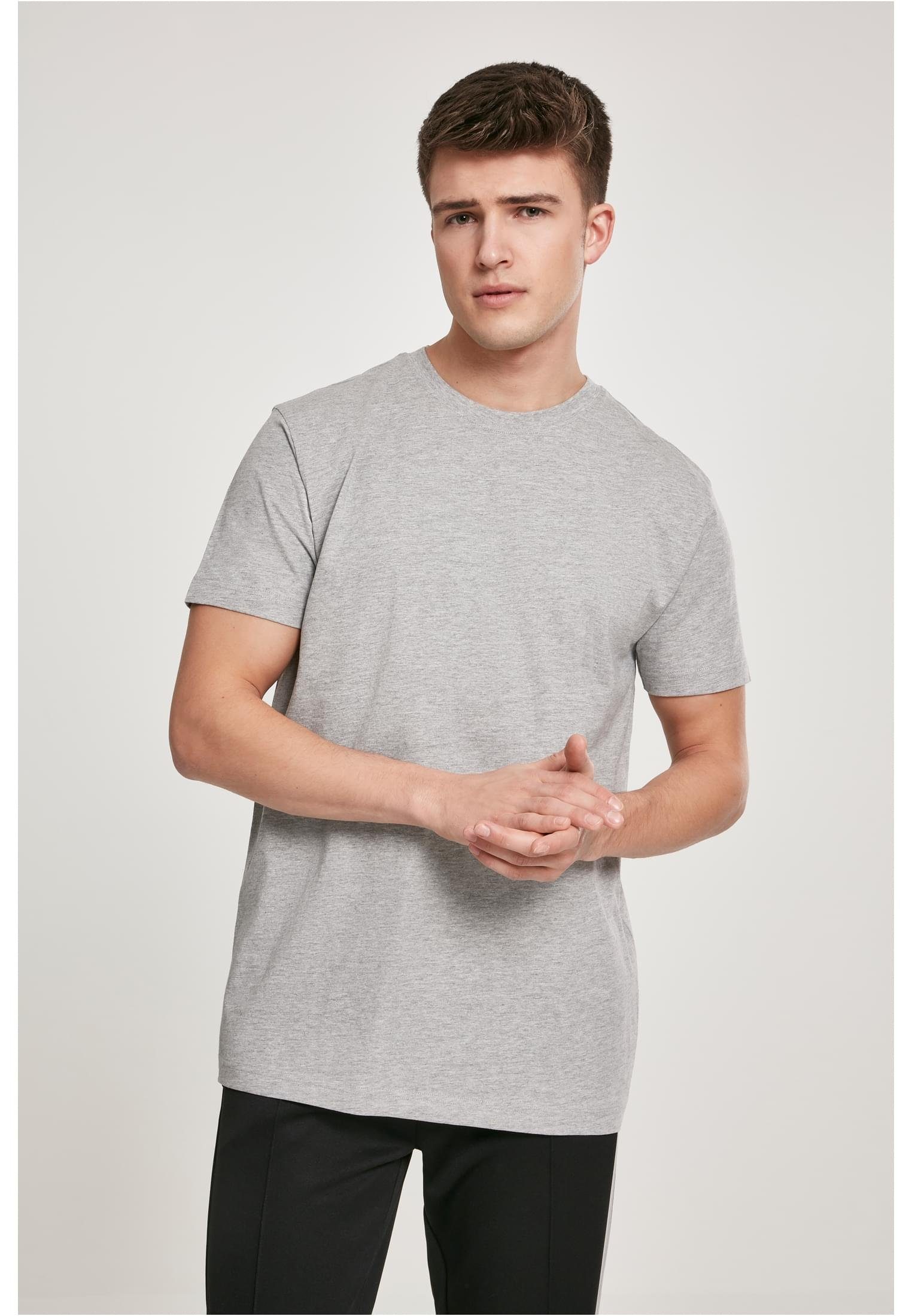 URBAN CLASSICS T-Shirt Herren Basic Tee (1-tlg) grey