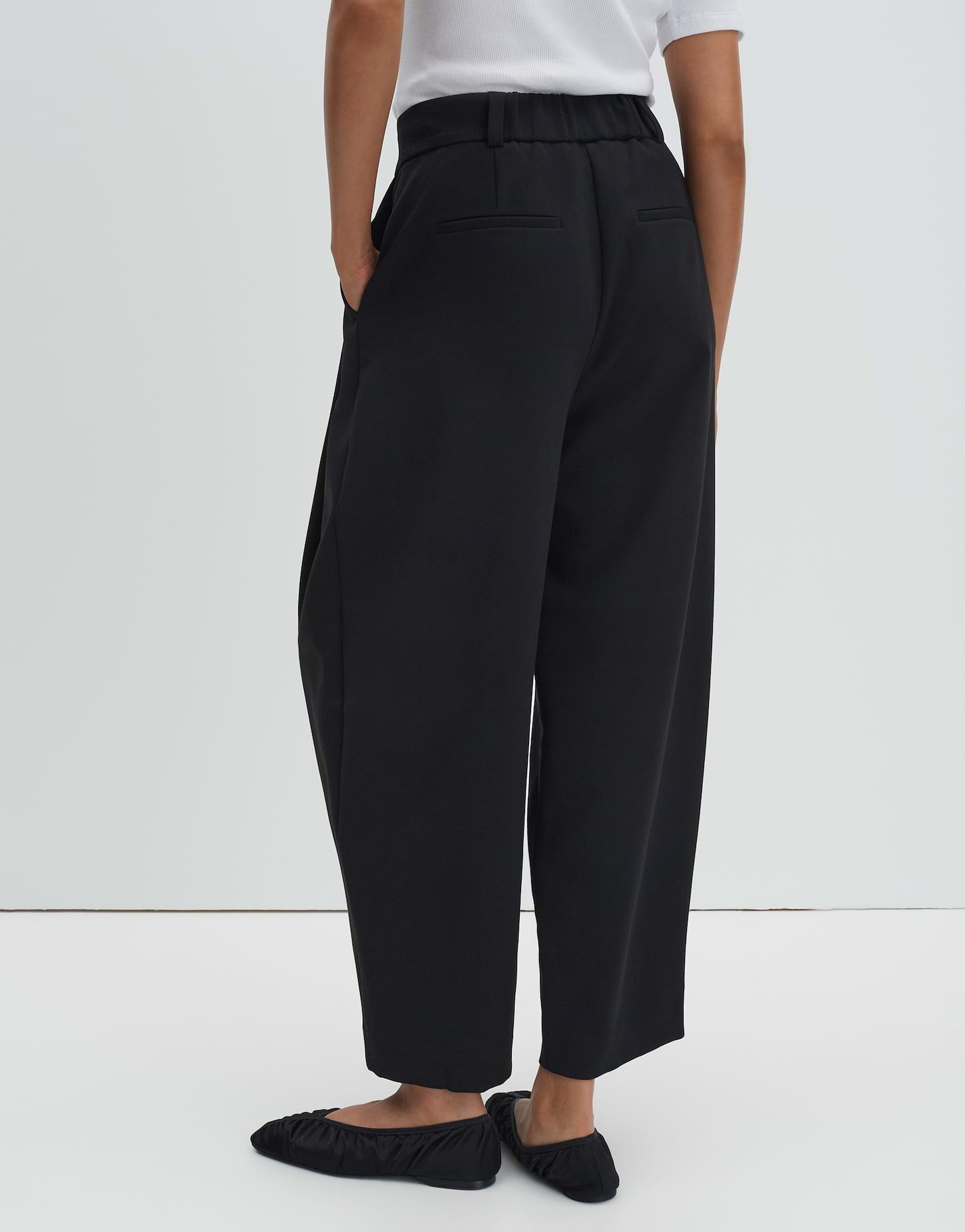 someday Bundfaltenhose CATSBY BARREL verkürzte City Pants mit Komfortbund