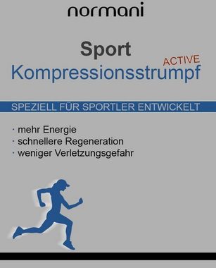 normani Kompressionsstrümpfe Sport-Kompressionskniestrümpfe (1-Paar, 1 Paar) für bessere Durchblutung