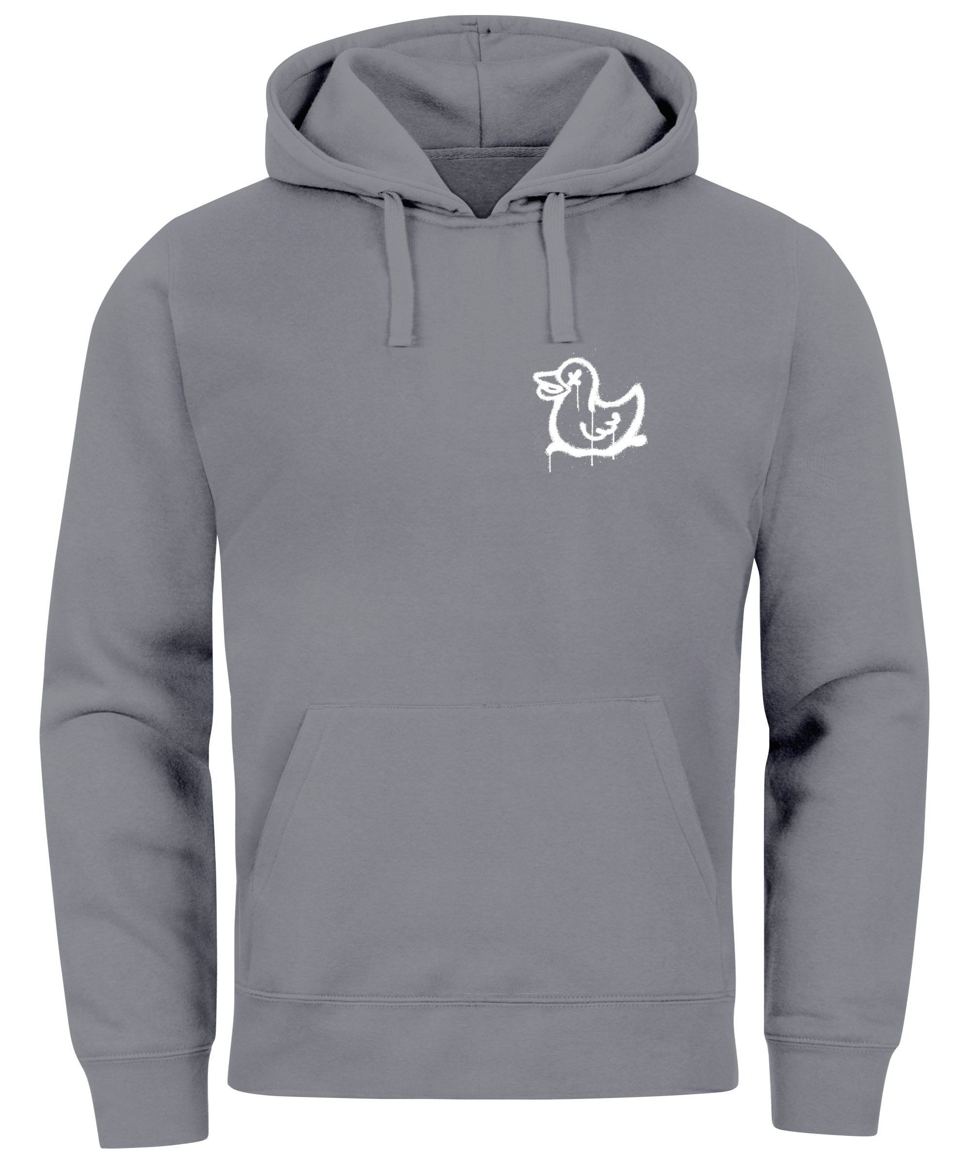 Neverless Hoodie Hoodie Herren Print Aufdruck günstig online kaufen