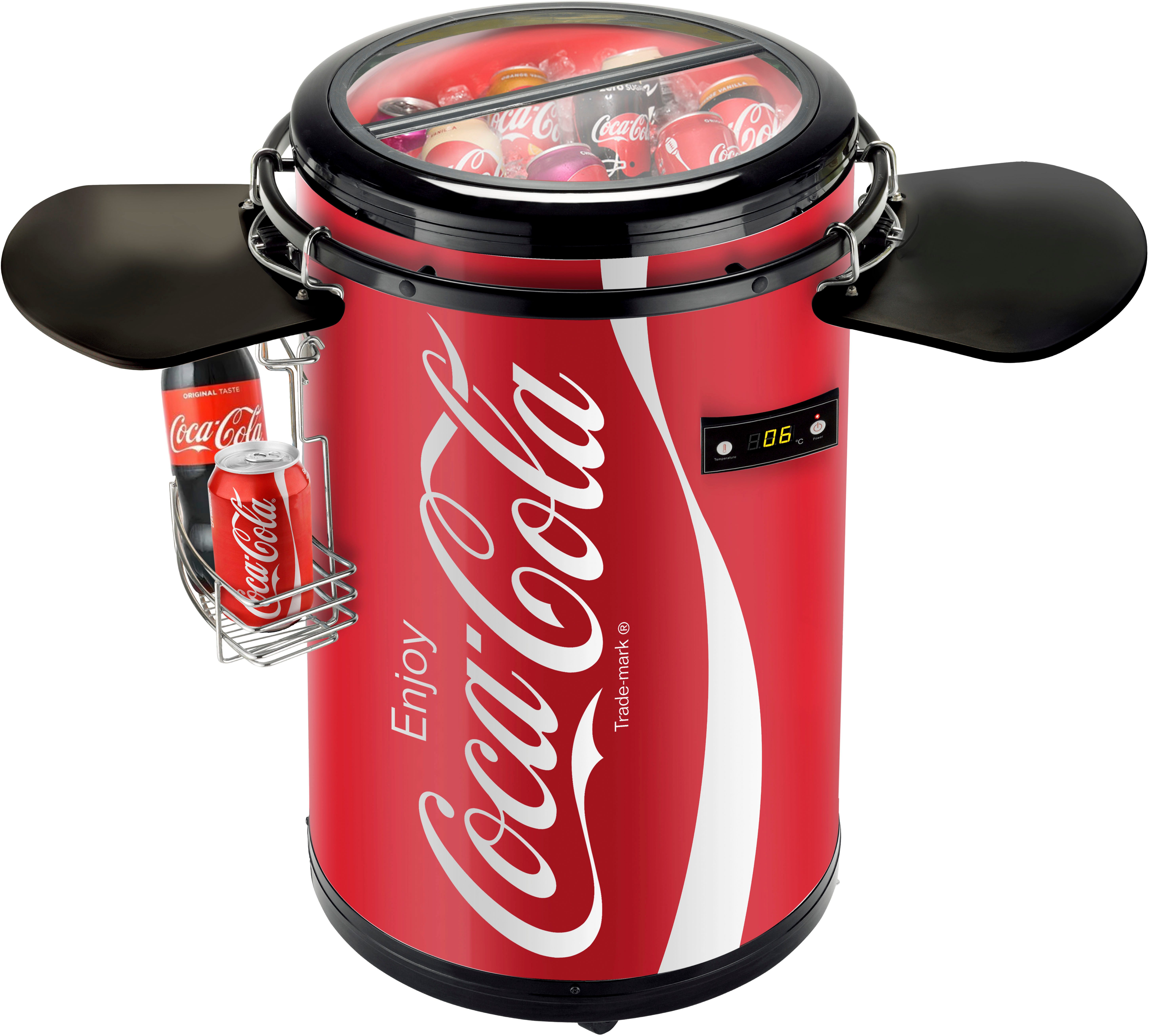 SALCO Elektrische Kühlbox SPC-88CC, 50 l, COCA-COLA ® Party Cooler mit 50 l Fassungsvermögen