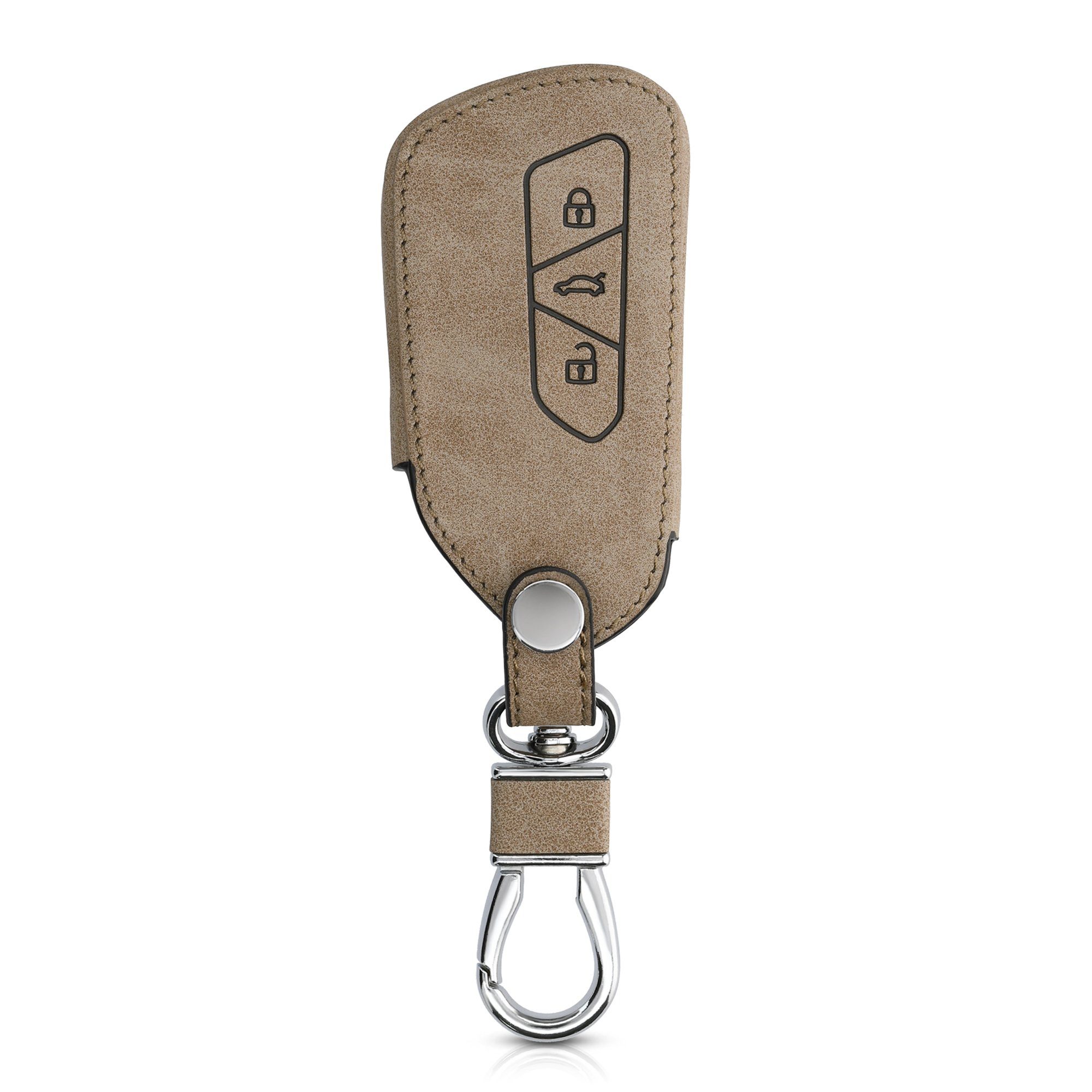 Hülle für VW Golf 8 Autoschlüssel Kunstleder Case Schlüssel Car  Schlüsselhülle