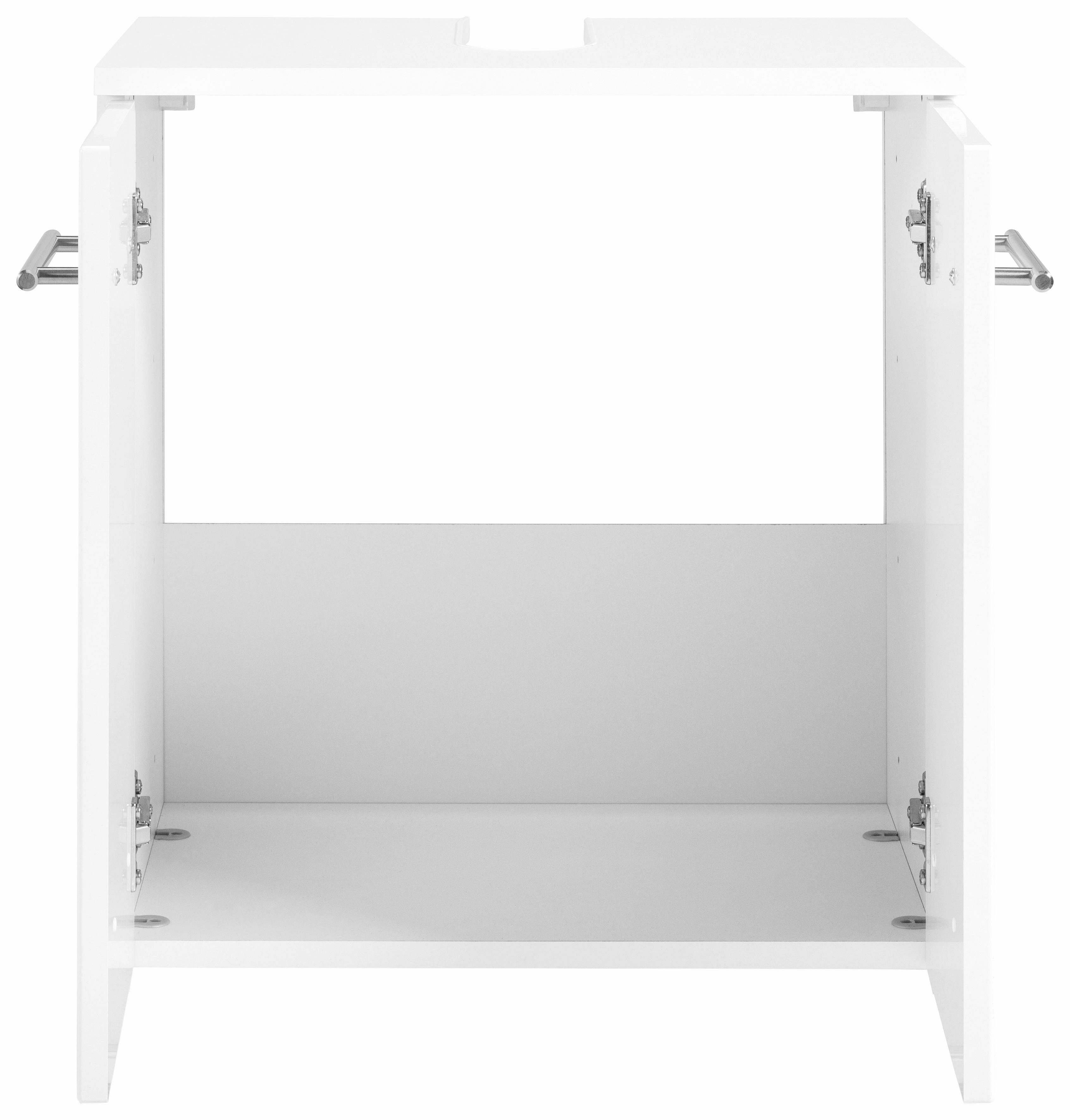 HELD MÖBEL Waschbeckenunterschrank in verschiedenen weiß/weiß Farben Badmöbel erhältlich Venedig