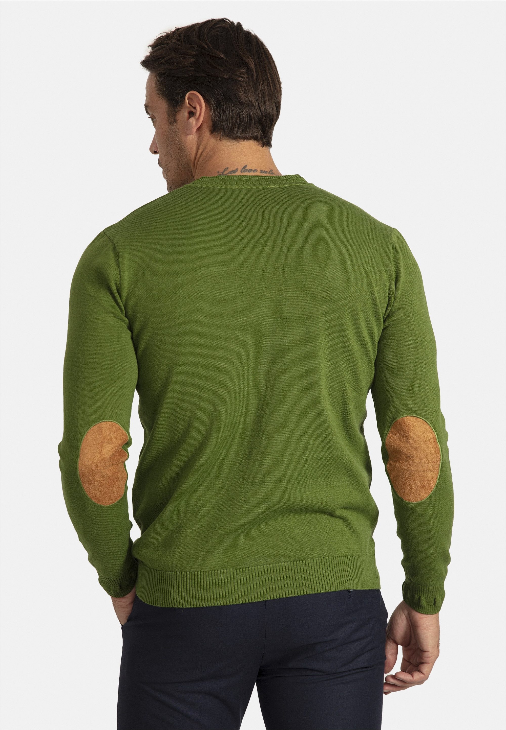SIR RAYMOND TAILOR Strickpullover Los Angeles (1-tlg) mit klassischem V-Ausschnitt