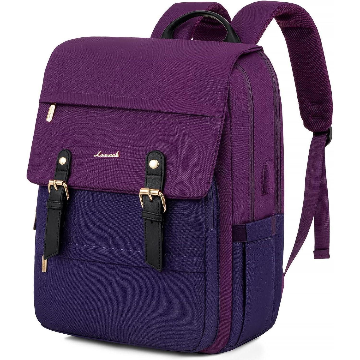 LuxusKollektion Schulrucksack Kinder Rucksack Lila blau-violett