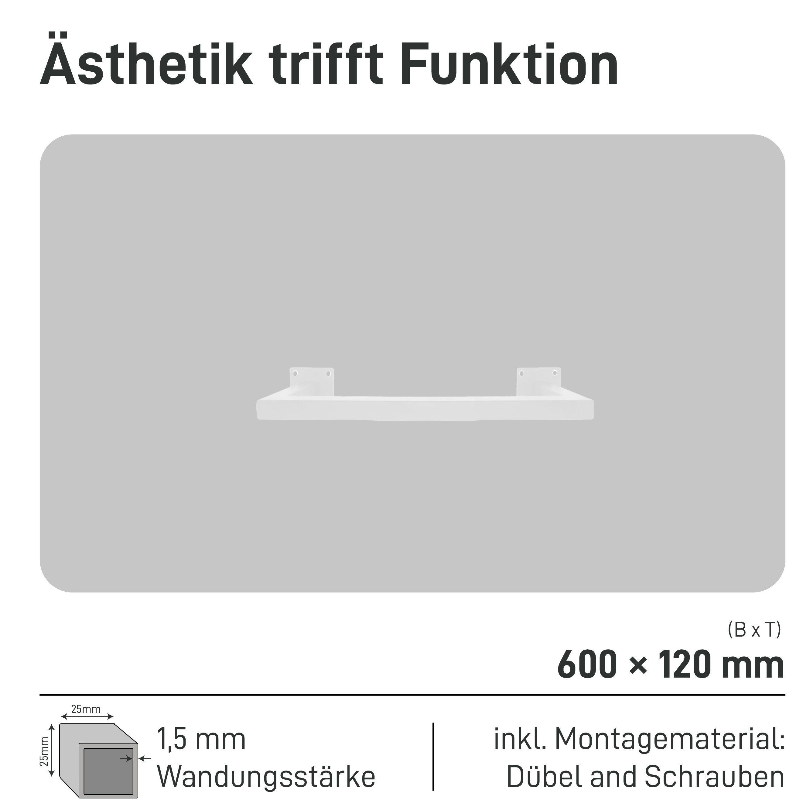 Natural Goods Berlin Wandgarderobe Kleiderstange RECHTECK günstig online kaufen