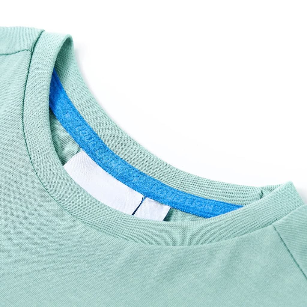 vidaXL T-Shirt Kinder-T-Shirt Helles Khaki 116