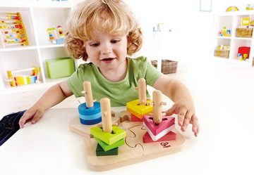 Hape Steckspielzeug, (Set, 16-tlg)