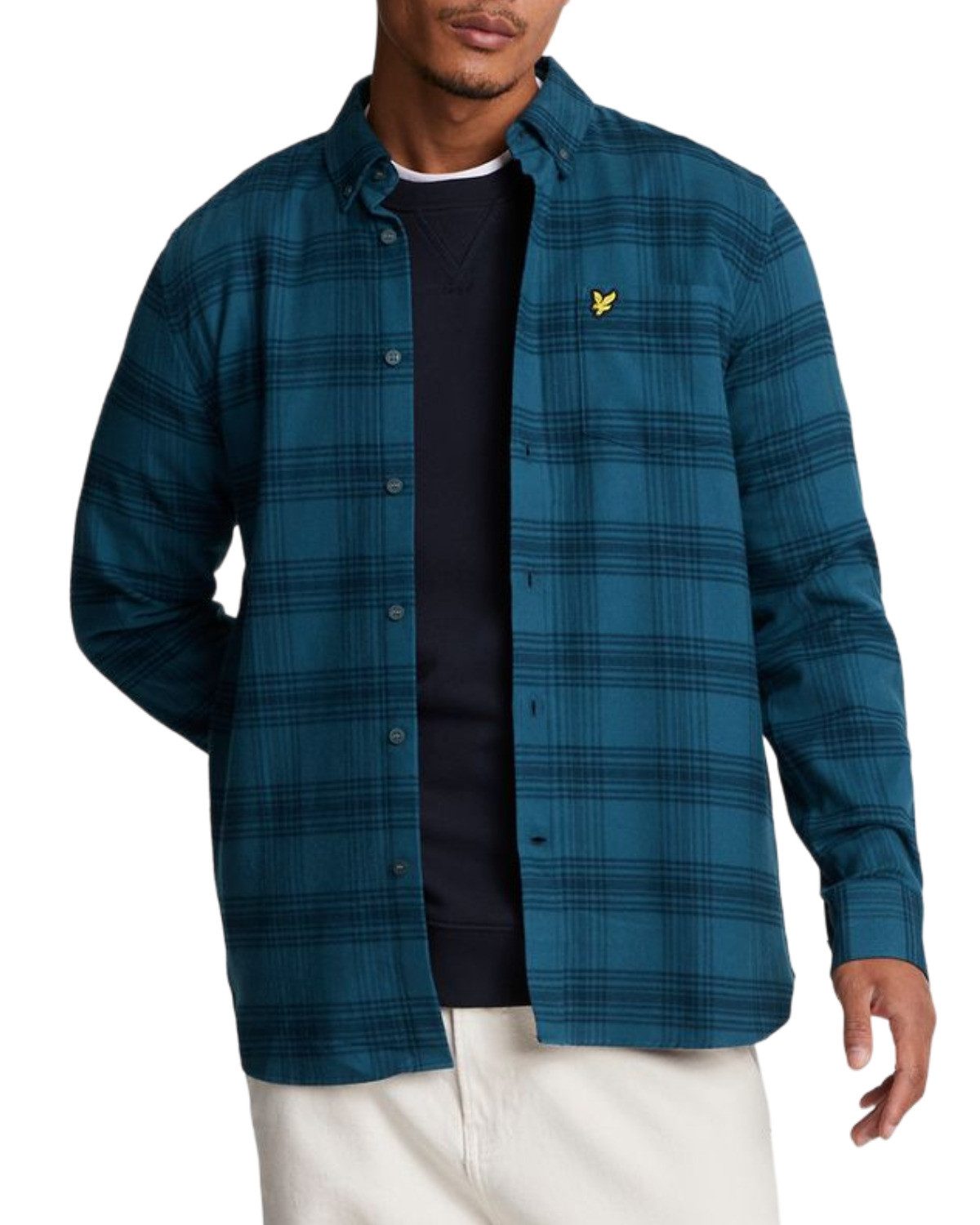 Lyle & Scott Langarmhemd Herren, 100% günstig online kaufen