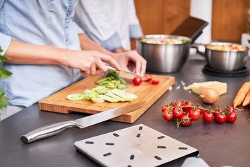 RÖSLE Kochmesser Basic Line, für Fleisch und Gemüse, Klingenspezialstahl, ergonomischer Griff